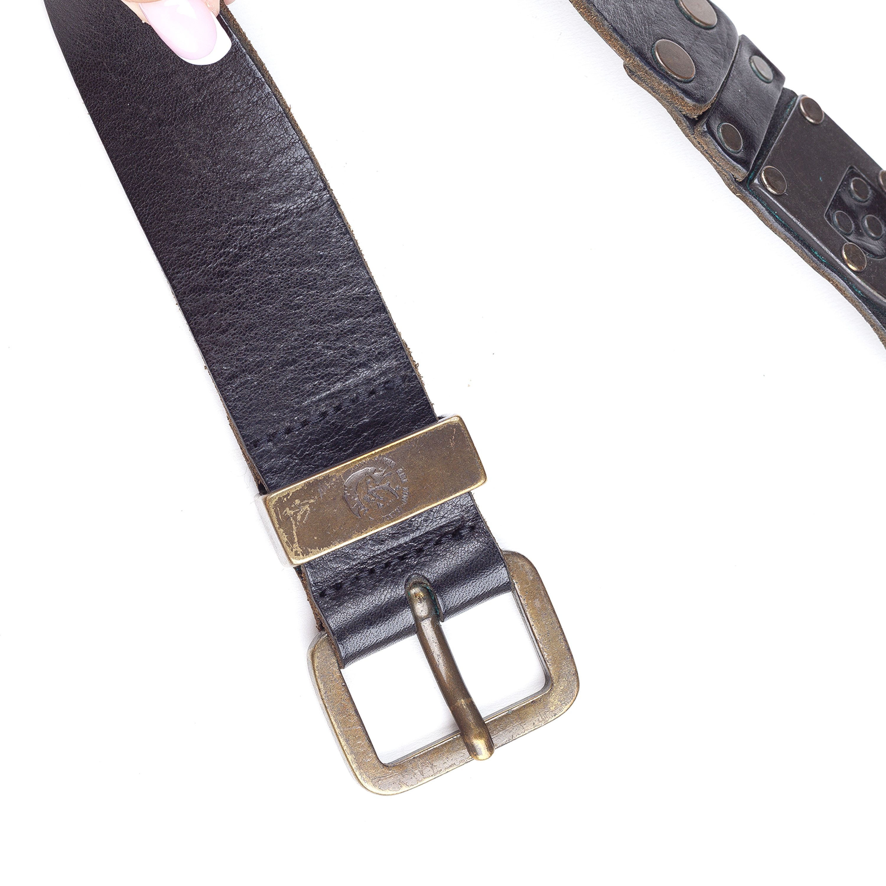 Diesel Diesel Vintage Leather Belt (95 CM) Size ONE SIZE - 6 Thumbnail