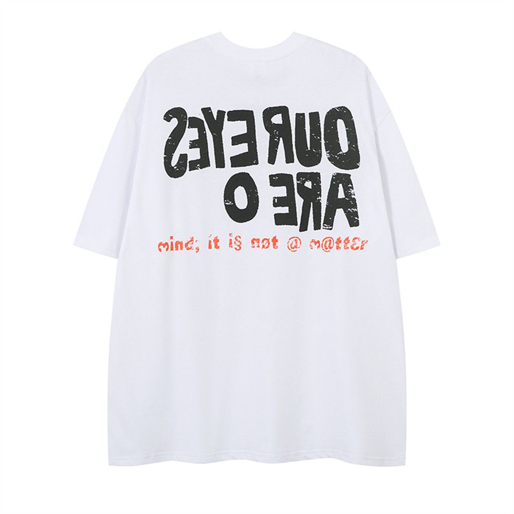 Japanese Brand × Vintage American hip-hop creative letter print loose T-shirt Size US M / EU 48-50 / 2 - 2 Thumbnail