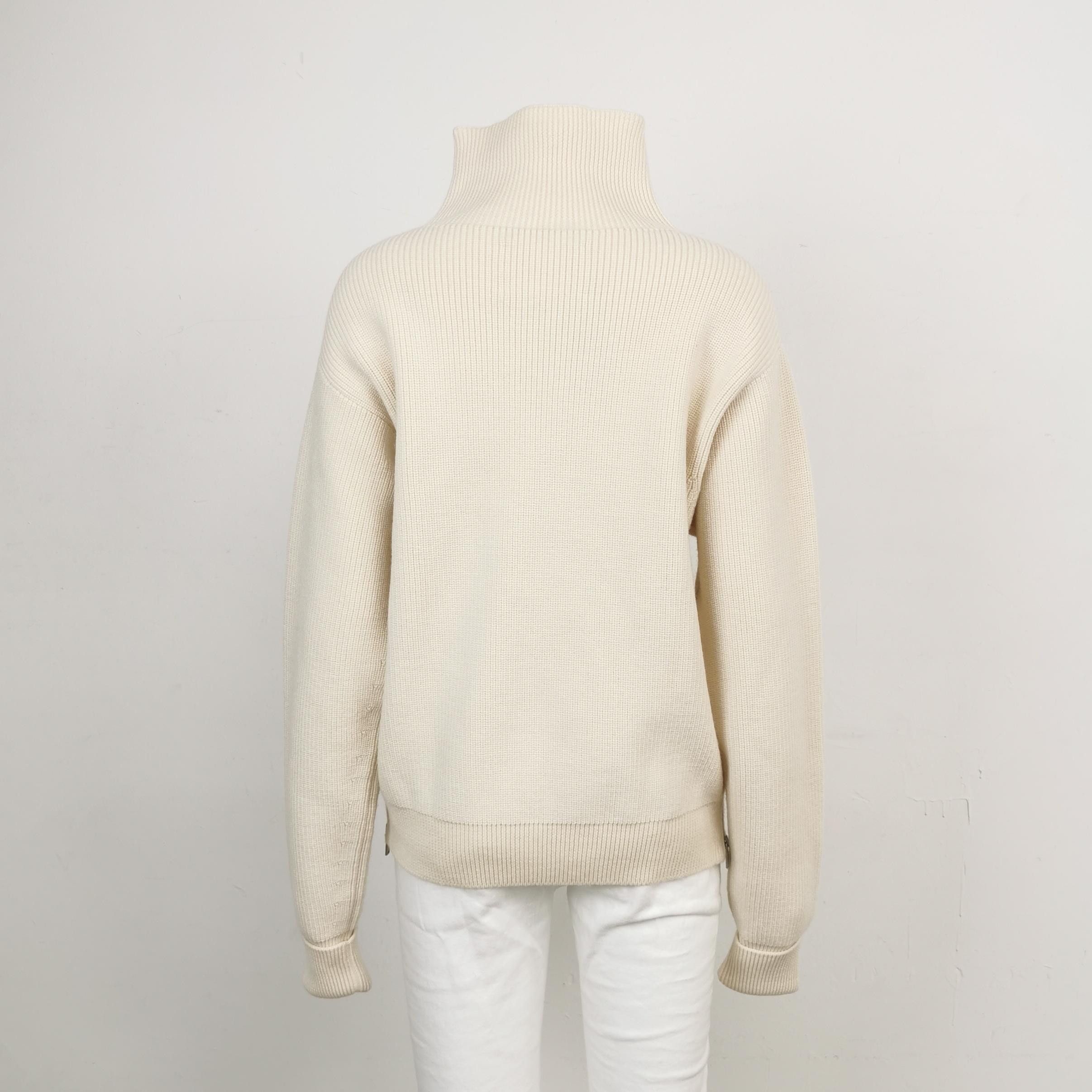 Jil Sander JIL SANDER JIL SANDER Wool Solid Turtleneck Sweater Size 3 Size US M / EU 48-50 / 2 - 2 Thumbnail