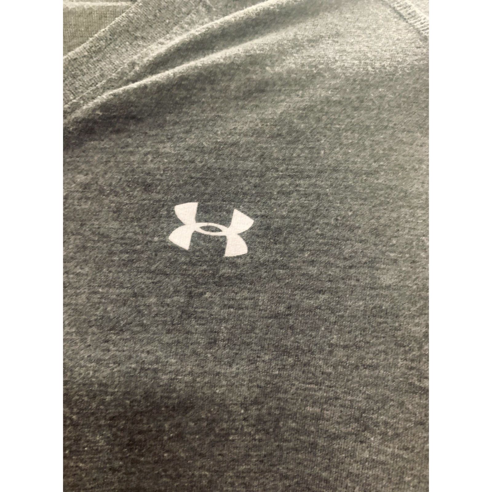 Under Armour Under armour Women's Top T-Shirt Medium V-Neck Gray Short Sleeve Pullover Logo Breathable Athletic Fit Activewear Shirt Size M / US 6-8 / IT 42-44 - 2 Thumbnail