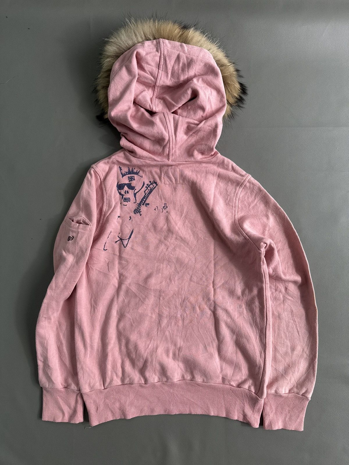 If Six Was Nine FEAST ON THE MUSIC PUNK ROCKSTAR FUR HOODIE Size US S / EU 44-46 / 1 - 2 Thumbnail