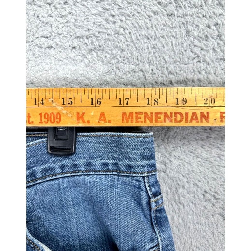 Levi's Levi's 505 Jeans Mens 36X32 Blue Distressed Regular Fit Straight Denim Red Tab Jeans Size US 36 / EU 52 - 7 Thumbnail