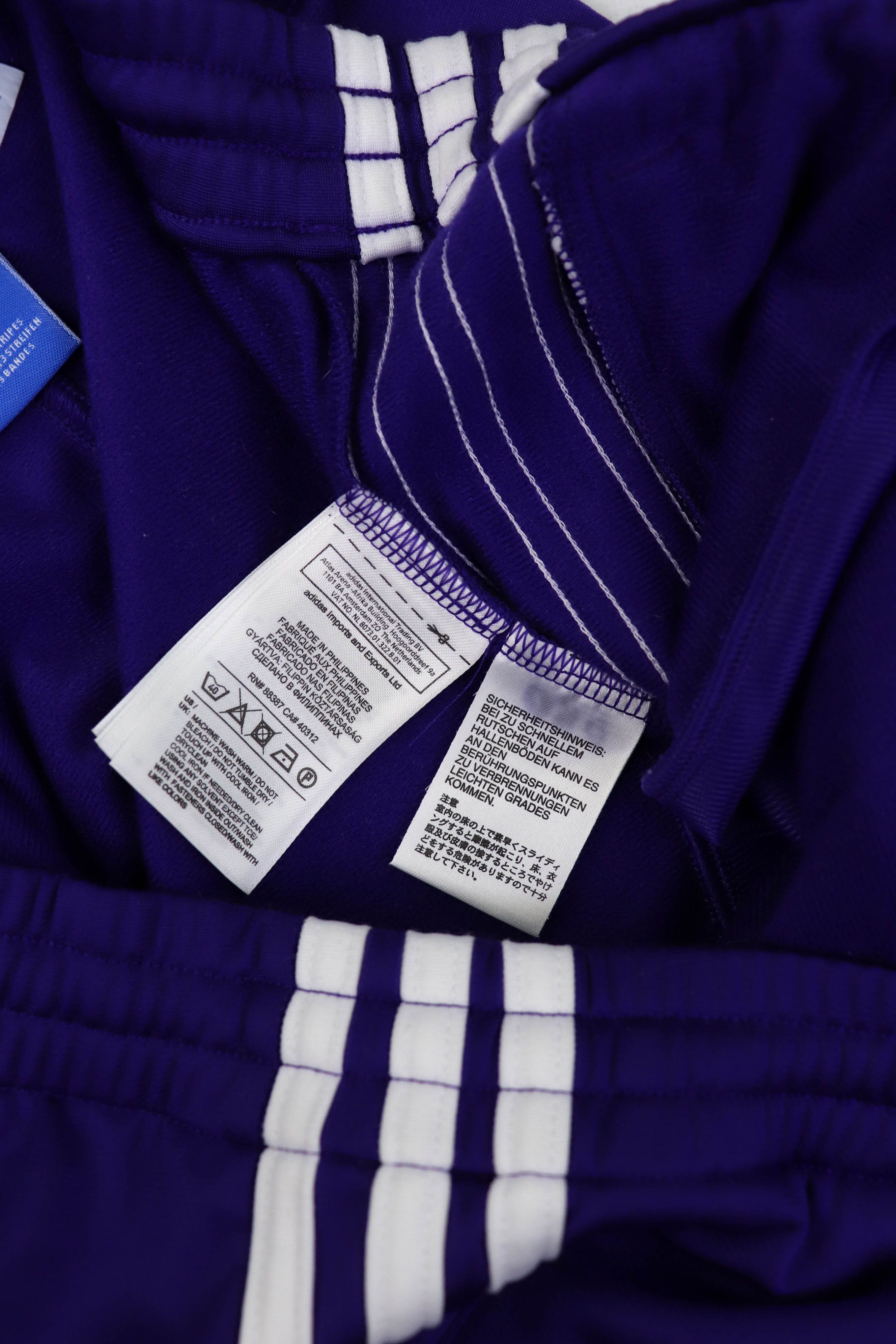 Adidas Adidas 2011 Vintage Three Stripes Purple Track Pants Size US 36 / EU 52 - 9 Thumbnail
