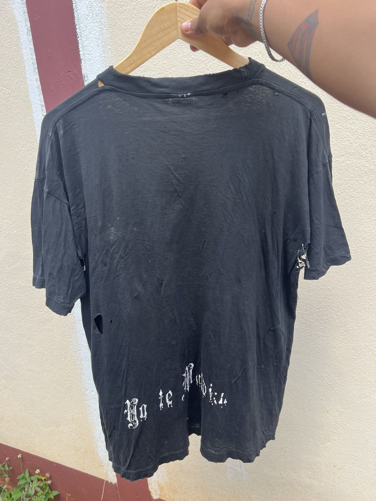 Vintage Thrashed faded tee Distressed Size US L / EU 52-54 / 3 - 7 Thumbnail