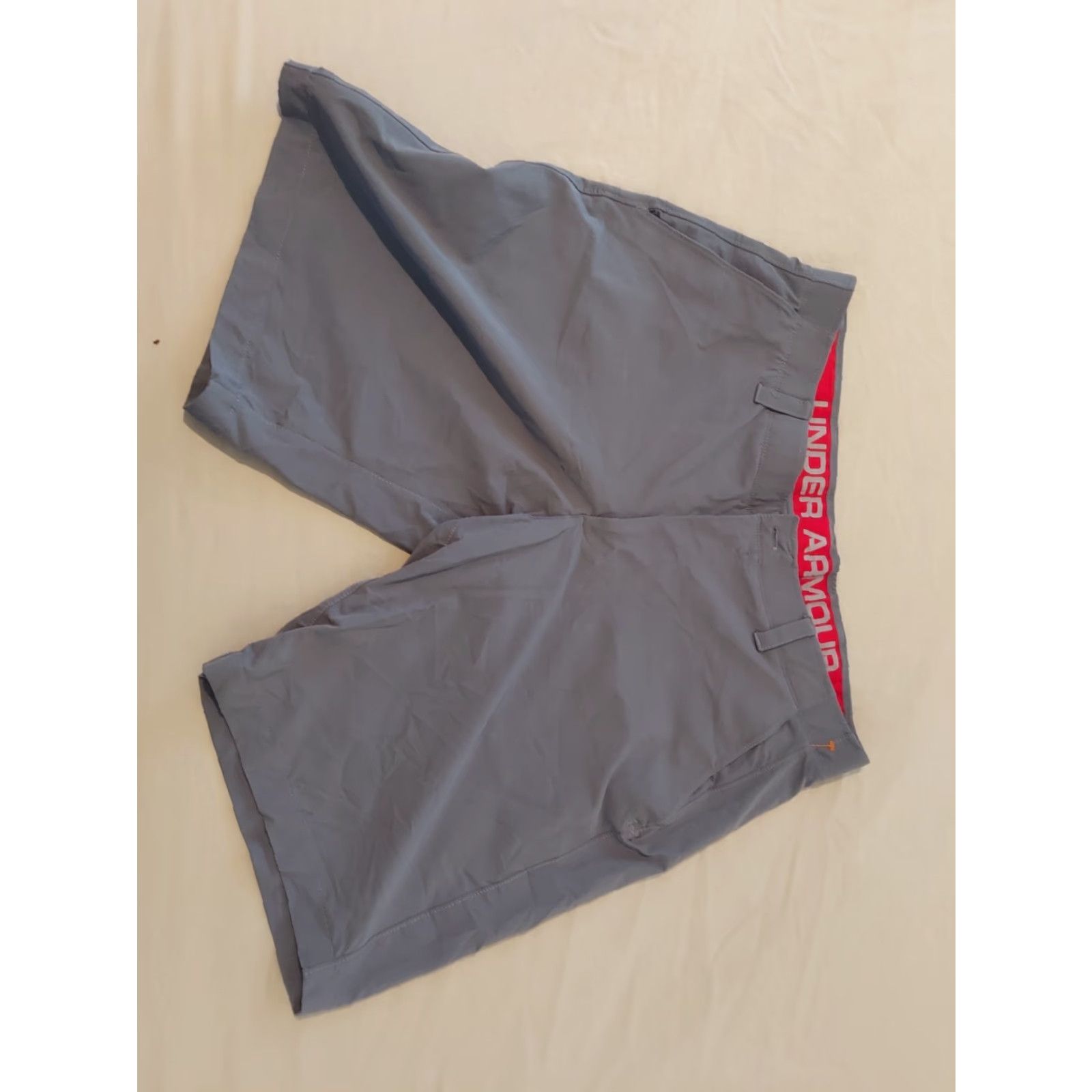 Under Armour Under Armour Mens Golf Shorts 40 Gray Athletic Workout Shorts Size US 40 / EU 56 - 2 Thumbnail