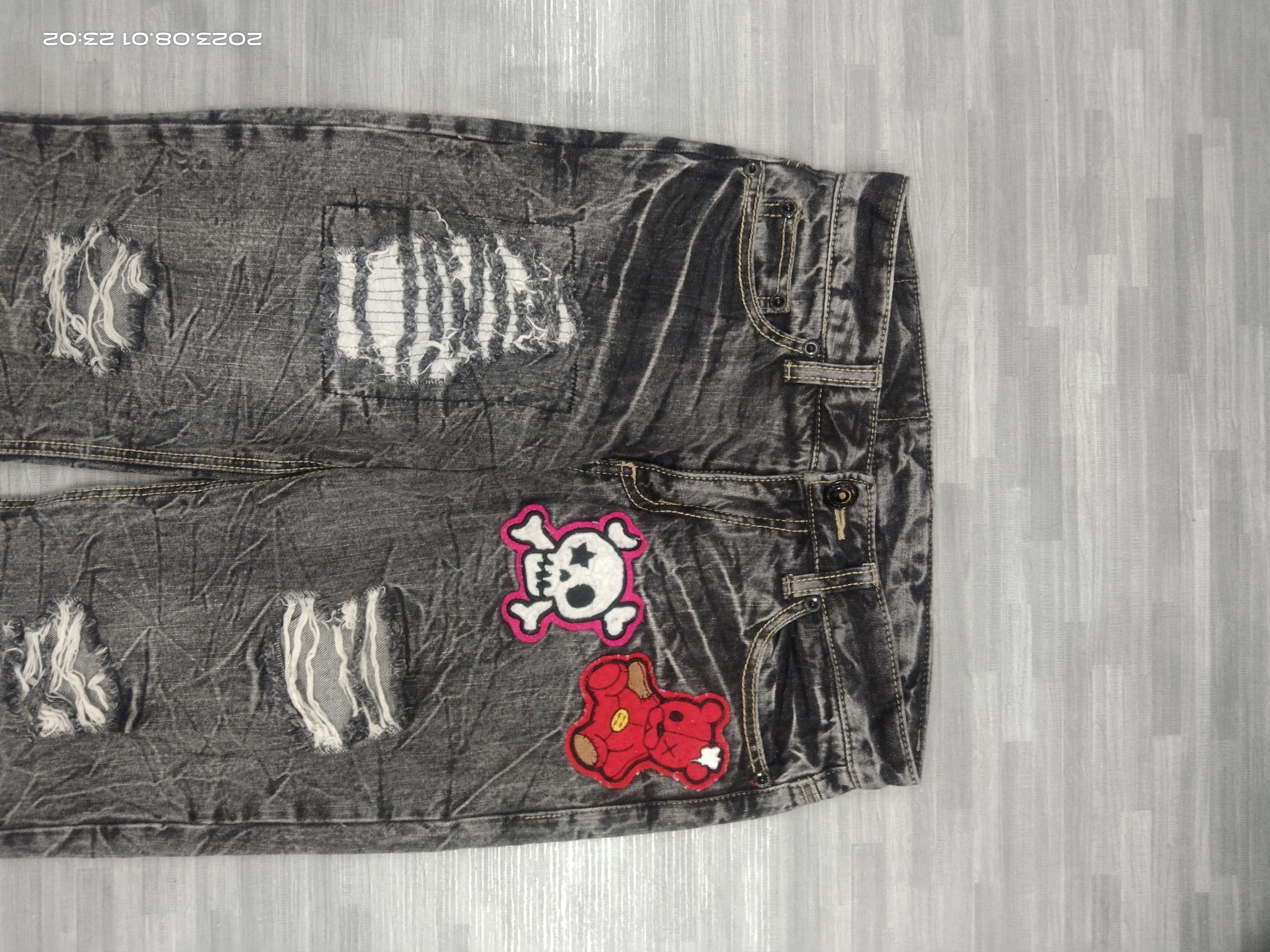 Other SiCK RIPED BACK&FORTH DENIM PANTS Size US 30 / EU 46 - 4 Thumbnail