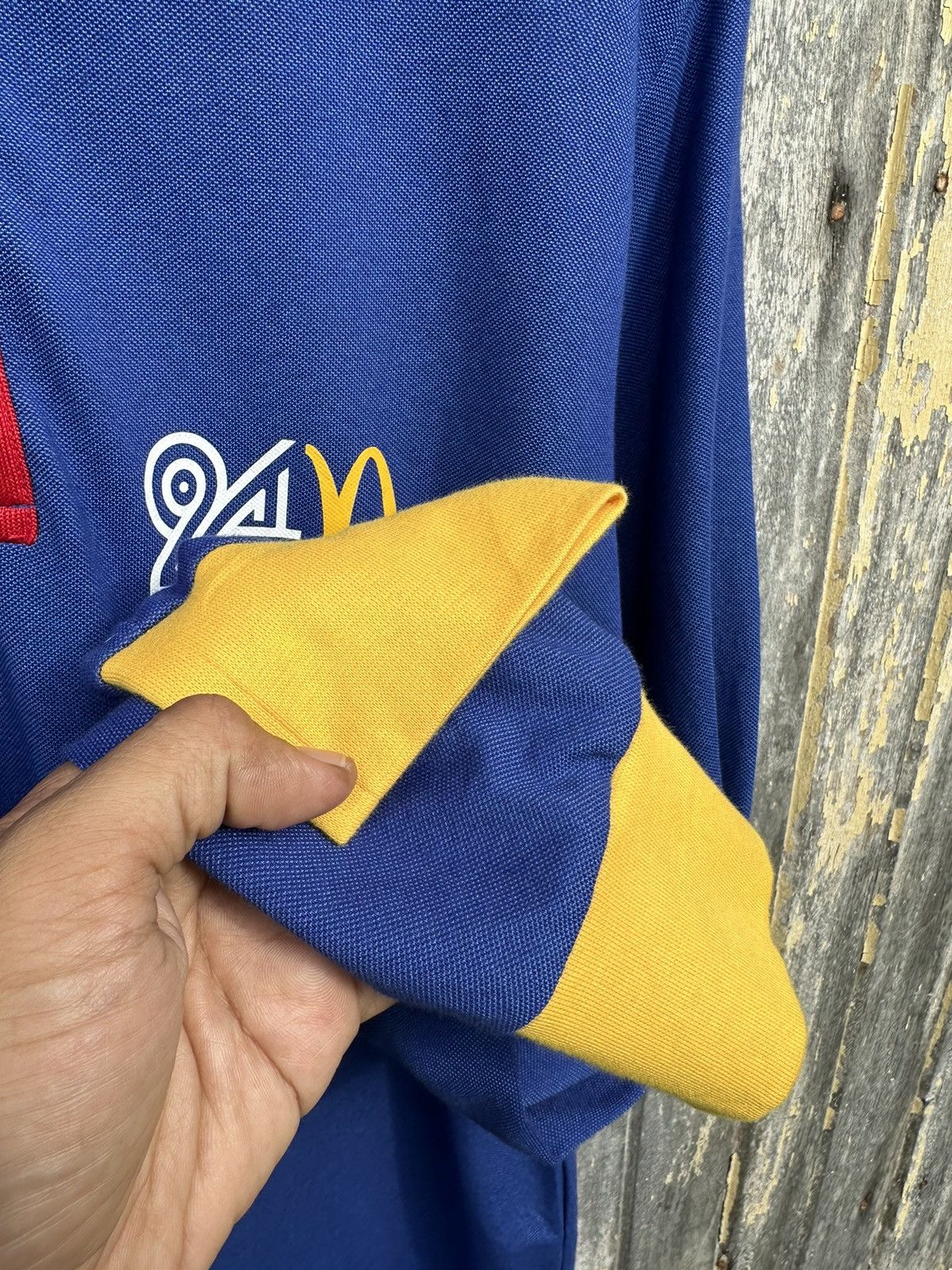 Market × Vintage Vintage McDonald Italy Long Sleeve Shirt A525 Size US M / EU 48-50 / 2 - 4 Thumbnail