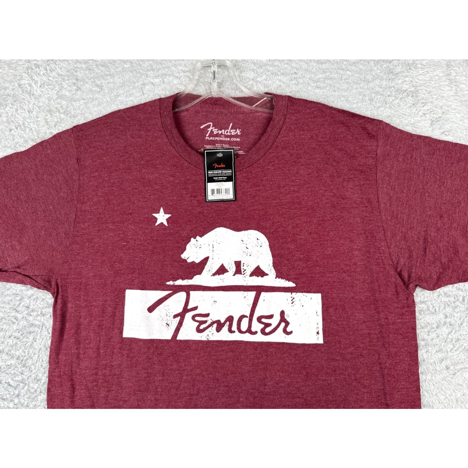 Fender Fender Shirt Men Medium Red Heather California Bear Short Sleeve NEW Shirt Men Medium Red Fender California Bear Short Sleeve NEW Size US M / EU 48-50 / 2 - 4 Thumbnail