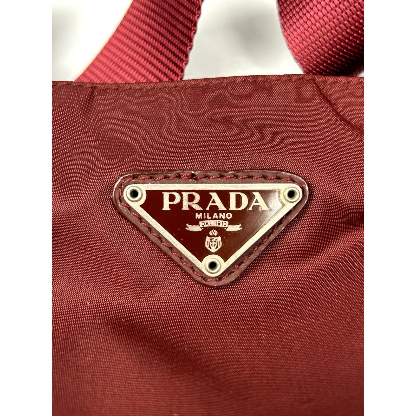 Prada Prada Nylon Red Crossbody Bag Size ONE SIZE - 7 Thumbnail