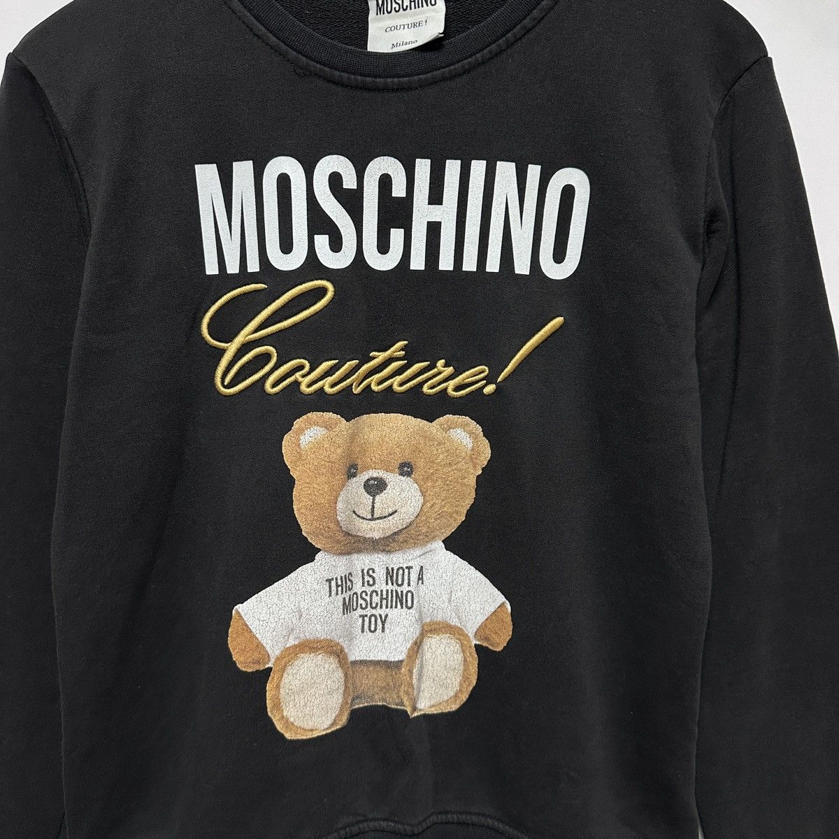Moschino Moschino sweatshirt with a bear pattern Size S / US 4 / IT 40 - 3 Thumbnail