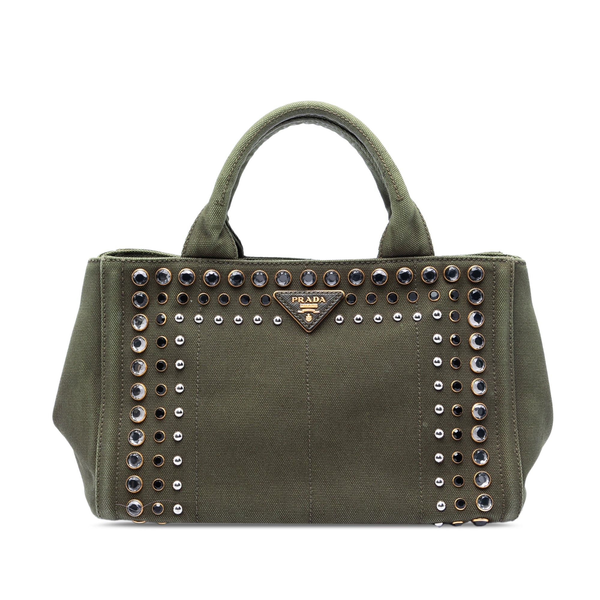 Prada Small Canvas Canapa Bijoux Satchel Size ONE SIZE - 1 Thumbnail
