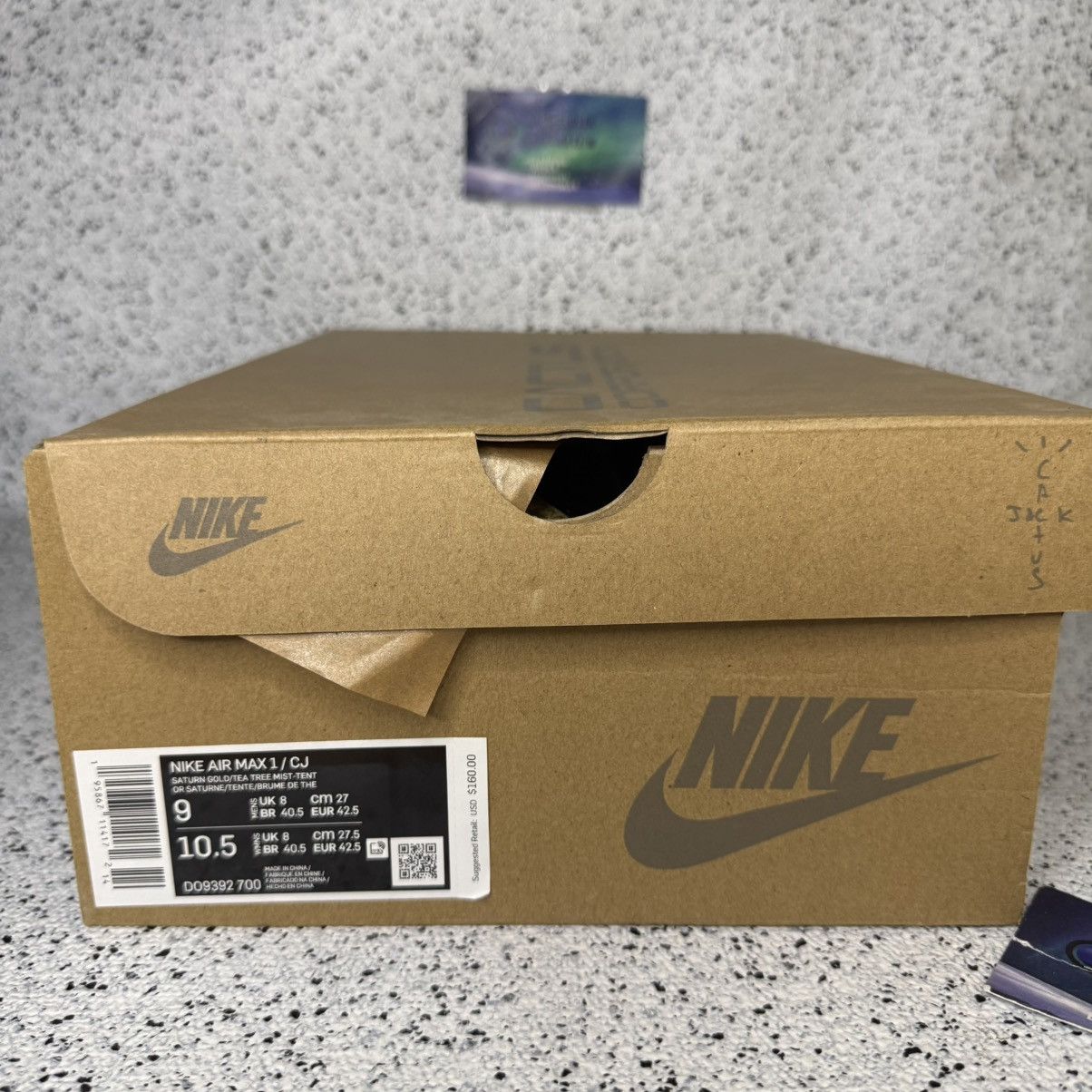 Nike × Travis Scott Nike Air Max 1 Travis Scott Saturn Gold Size 9 Men Size US 9 / EU 42 - 9 Thumbnail