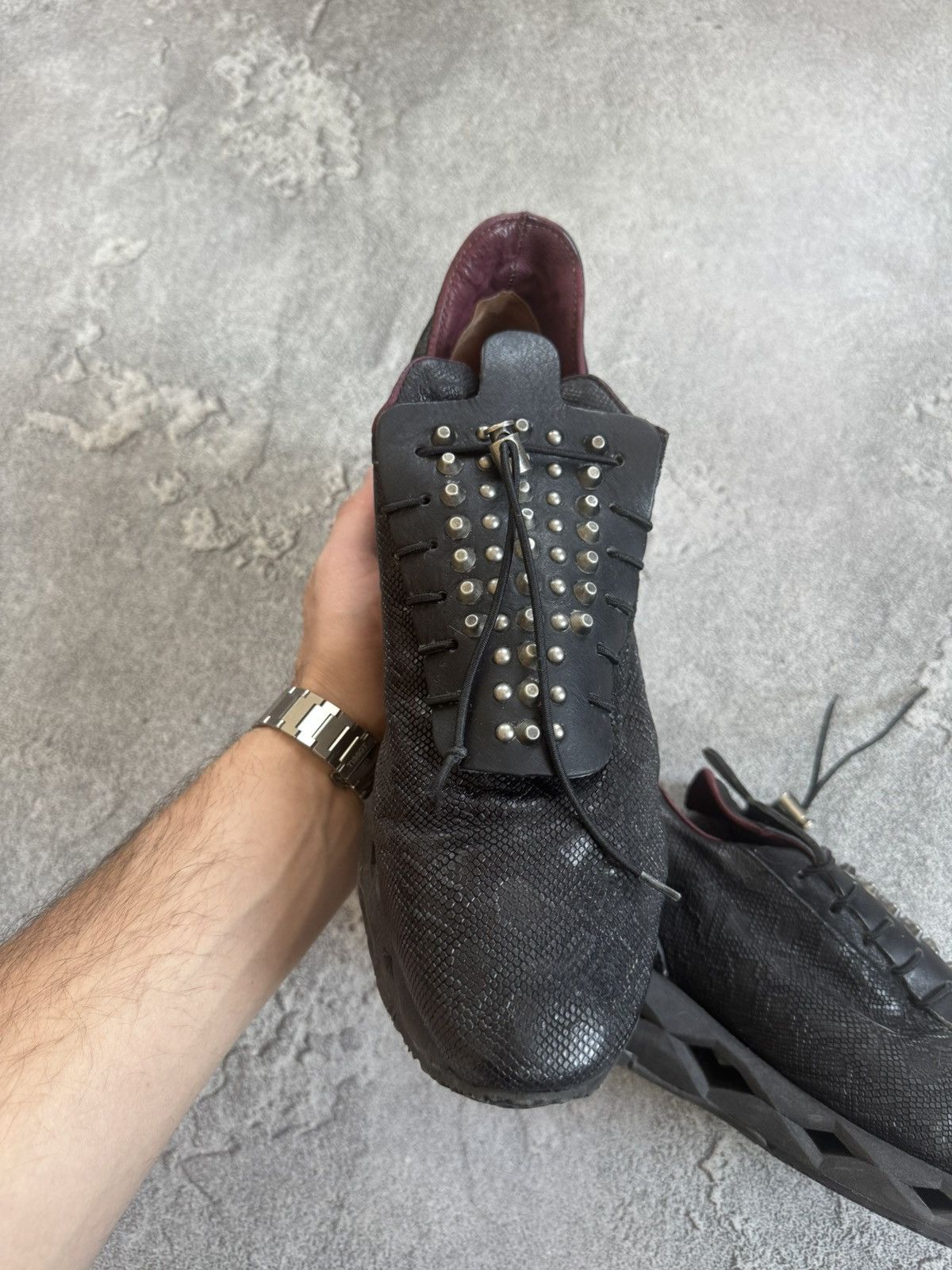 A.S.98 AirStep AS98 Size 41 Leather Sneakers Shoes Rhinestones Size US 8.5 / EU 41-42 - 5 Thumbnail