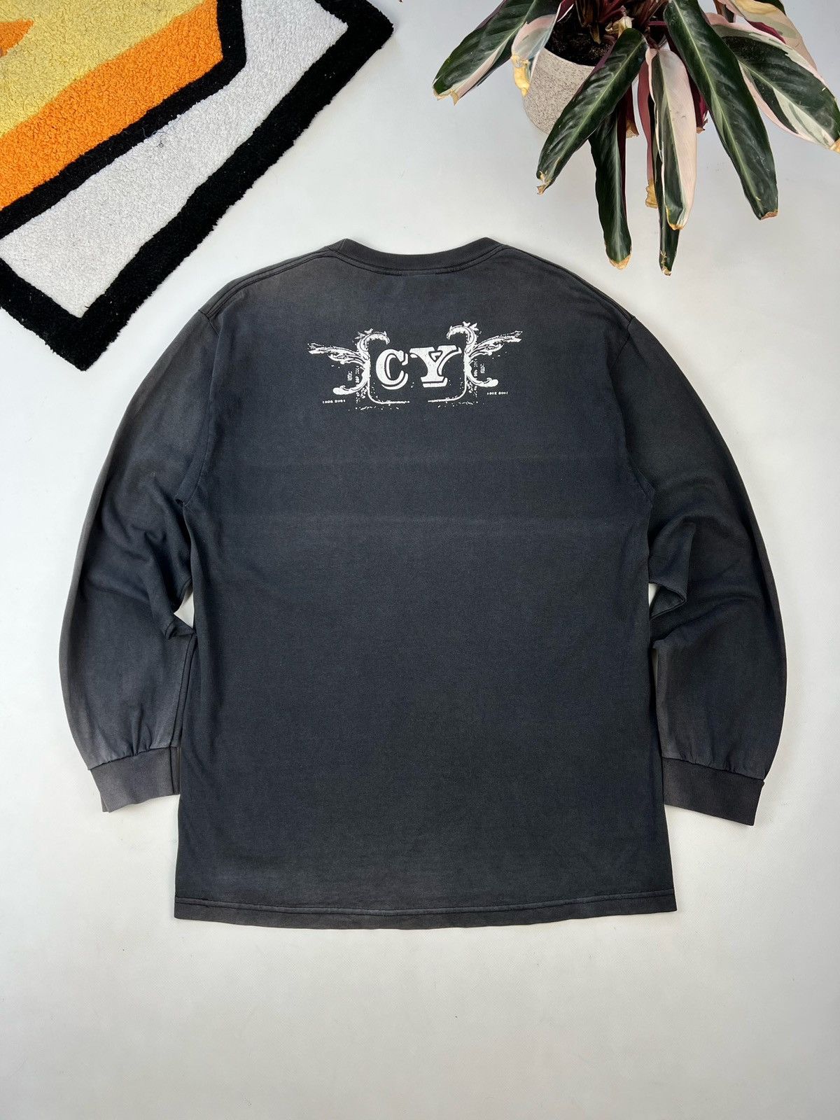 Japanese Brand × Vintage Crazy vintage y2k sleeve long sleeve shirt hoodie rap tee Size US L / EU 52-54 / 3 - 4 Thumbnail