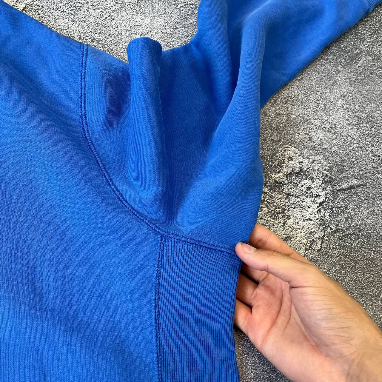 Nike Vintage Blue Sweatshirt Nike,basic mini logo y2k style Size US XL / EU 56 / 4 - 7 Thumbnail