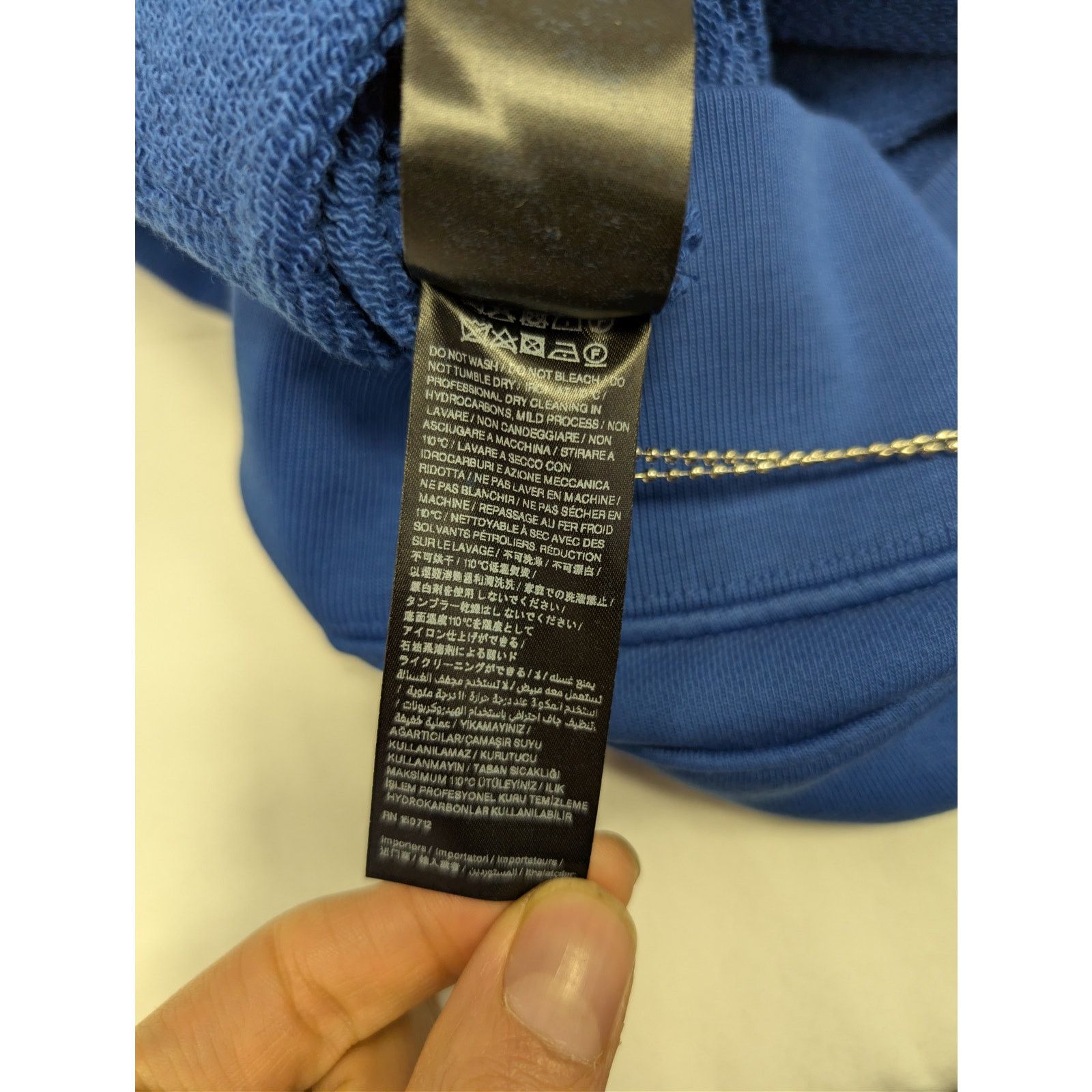 Amiri o1rshd1 MA Core Logo Hoodie in Blue M Size US M / EU 48-50 / 2 - 19 Thumbnail