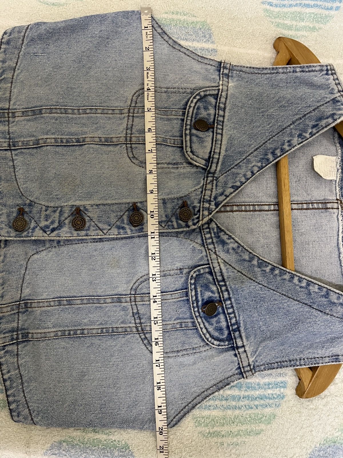 Lee 80s Lee Denim Vest 🇺🇸 Size S / US 4 / IT 40 - 10 Thumbnail