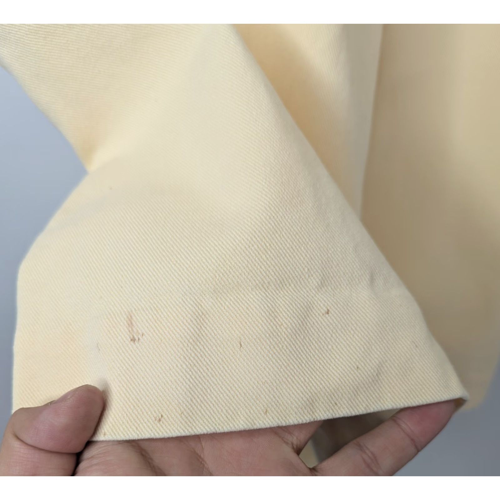 Orvis VINTAGE Orvis Skirt Size 16P Twill Button A Line Yellow Pleated USA Made Cottage Size 38" / US 16 / IT 52 - 4 Thumbnail