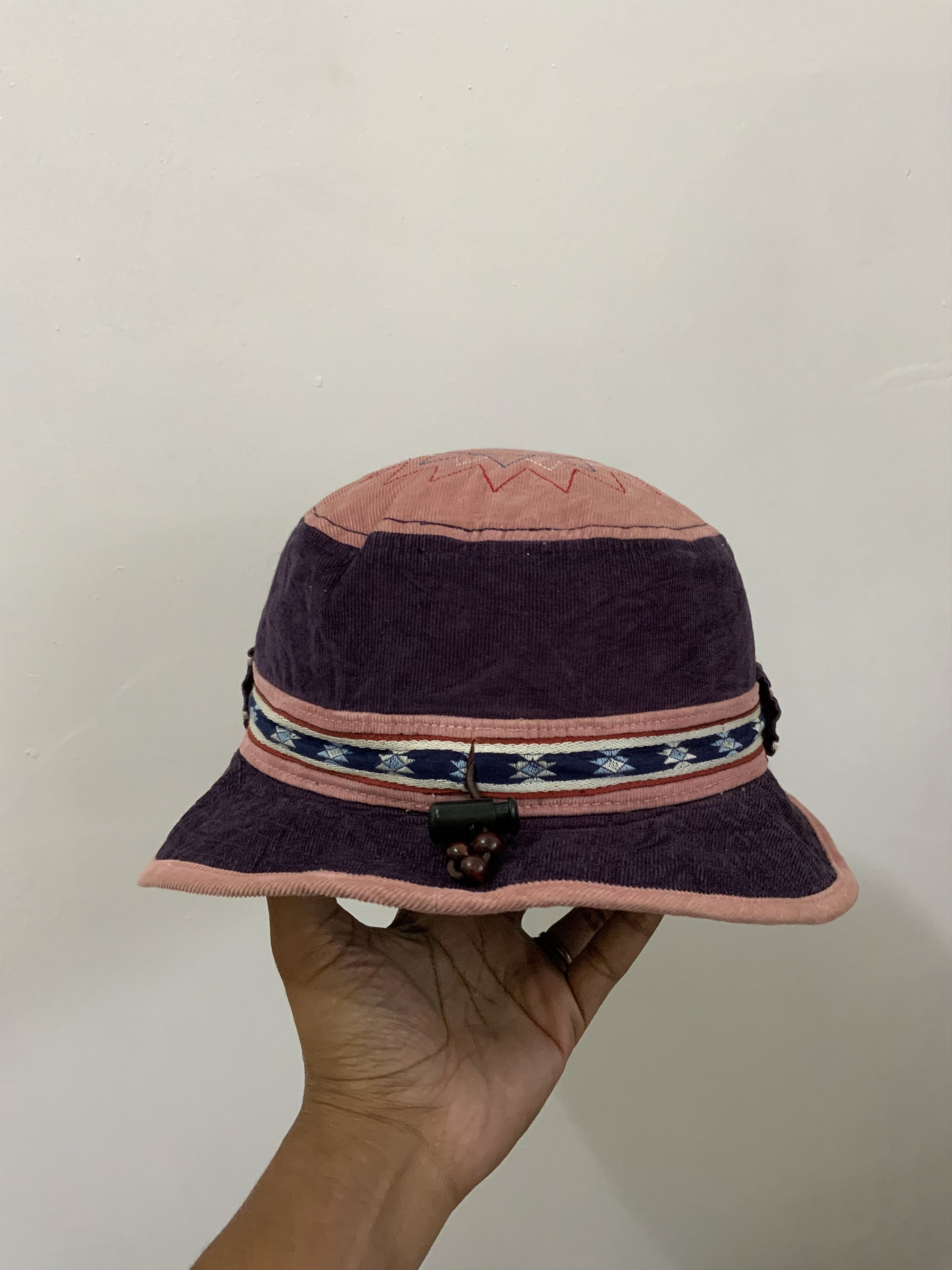 Japanese Brand FoxFire Navajo Native Coduroi Bucket Hat Size ONE SIZE - 3 Thumbnail