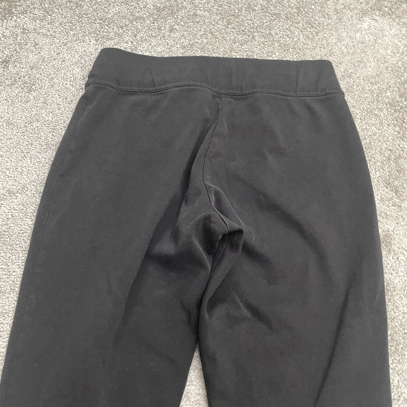 Liz Claiborne Liz Claiborne Pants Cropped Tapered Black Womens PM 31x24 Pull On Stretch Casual Modern 90s? Size 32" / US 10 / IT 46 - 3 Thumbnail