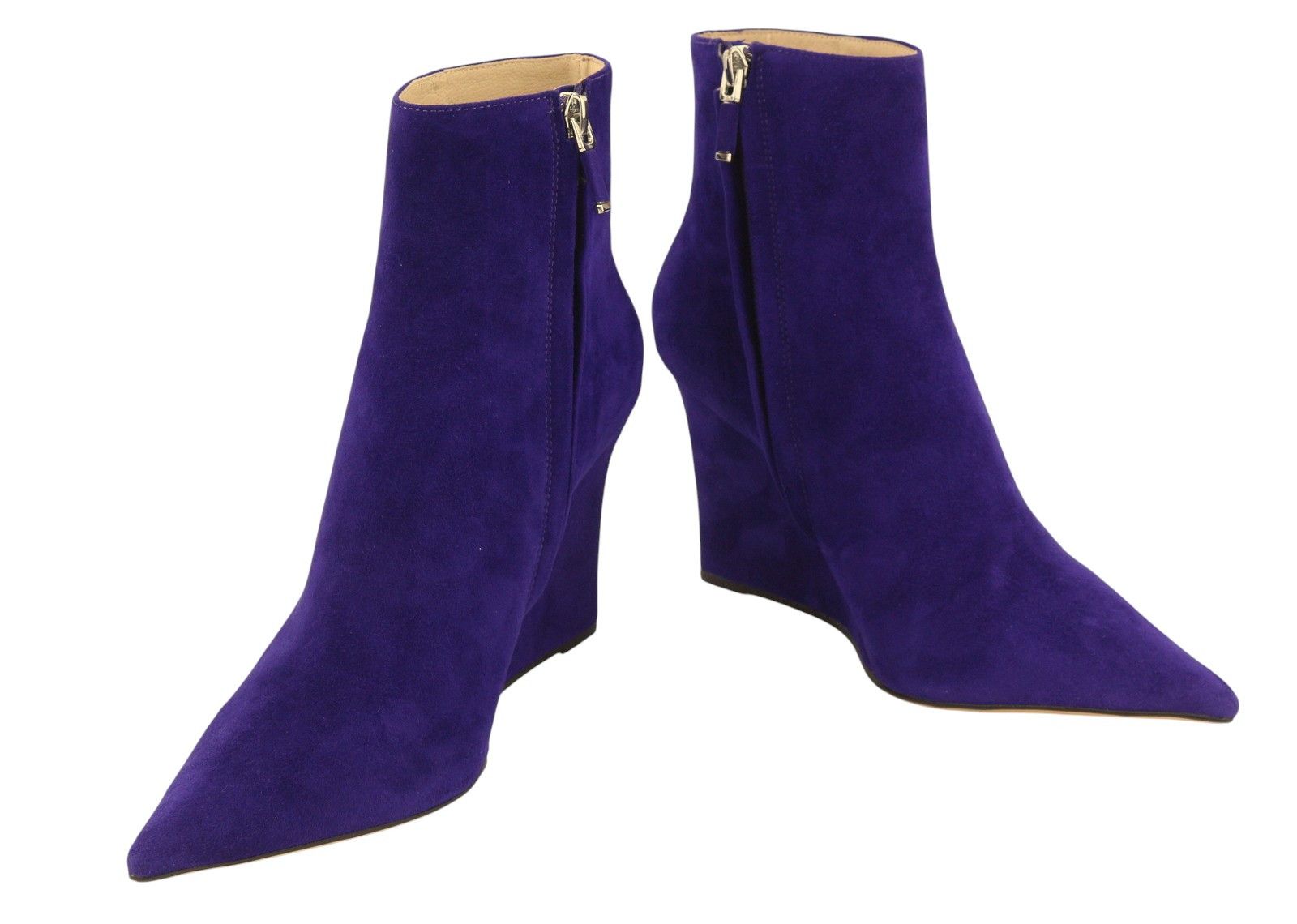 Other LOLA CRUZ RENES EU38 Blue Suede Leather Platform Heel 87545 Size US 7 / IT 37 - 6 Thumbnail