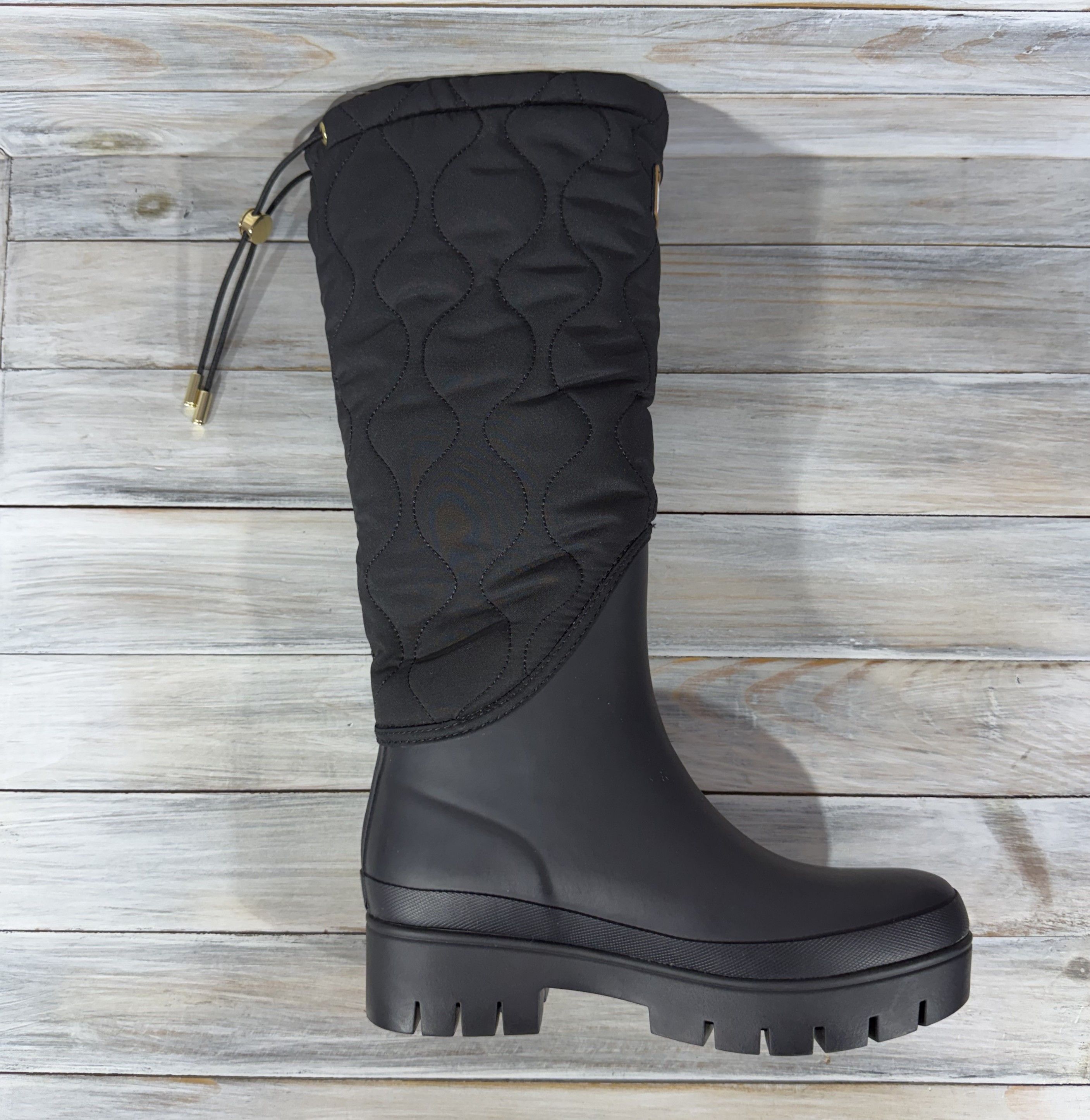Barbour BARBOUR Marnie High Quilted Wellington Boots British Style Size US 7 / IT 37 - 7 Thumbnail