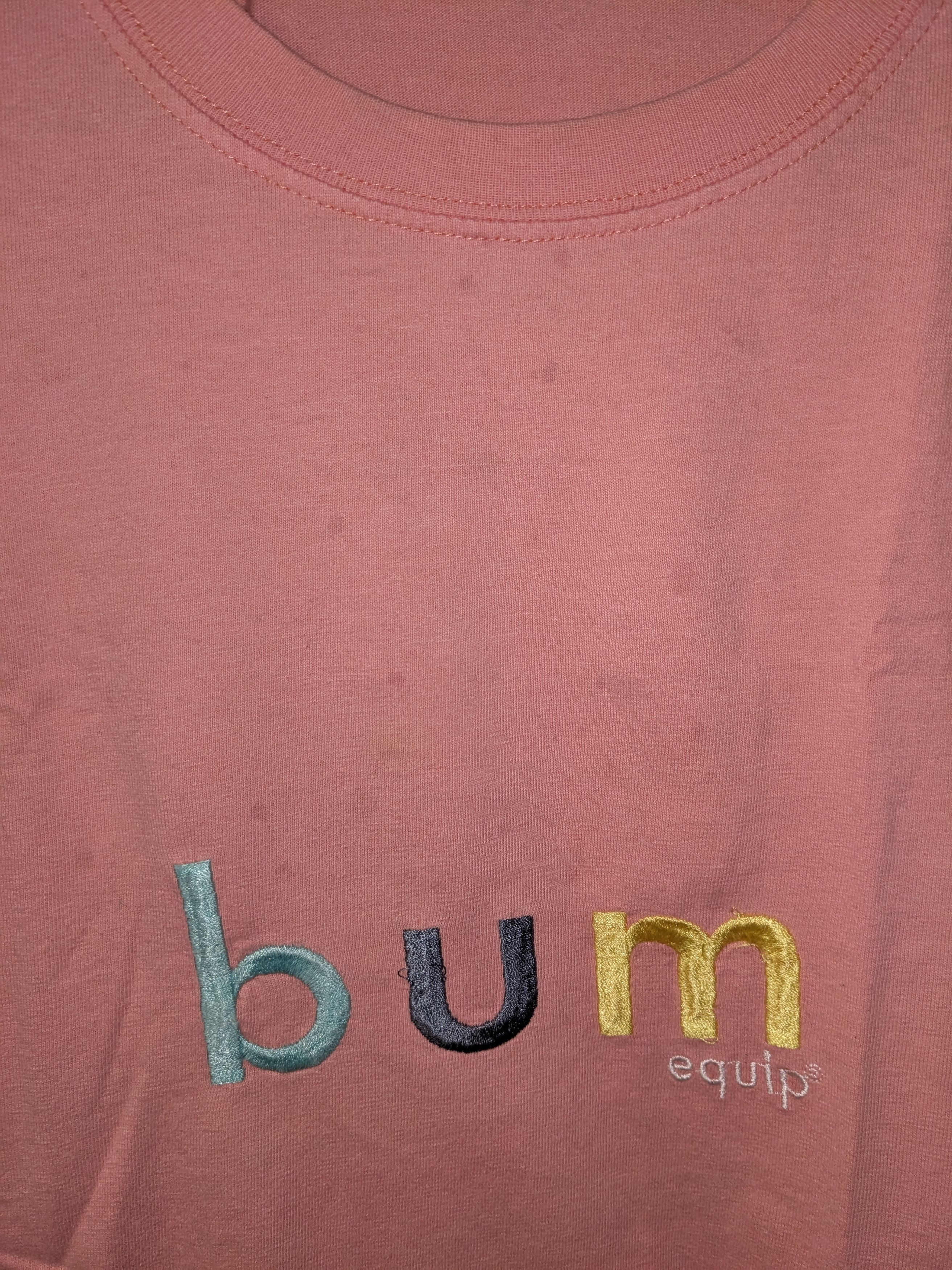 B.U.M Equipment × Vintage Vintage Y2K Bum Equipment Spell Out Medium Cropped T-Shirt Size M / US 6-8 / IT 42-44 - 6 Thumbnail