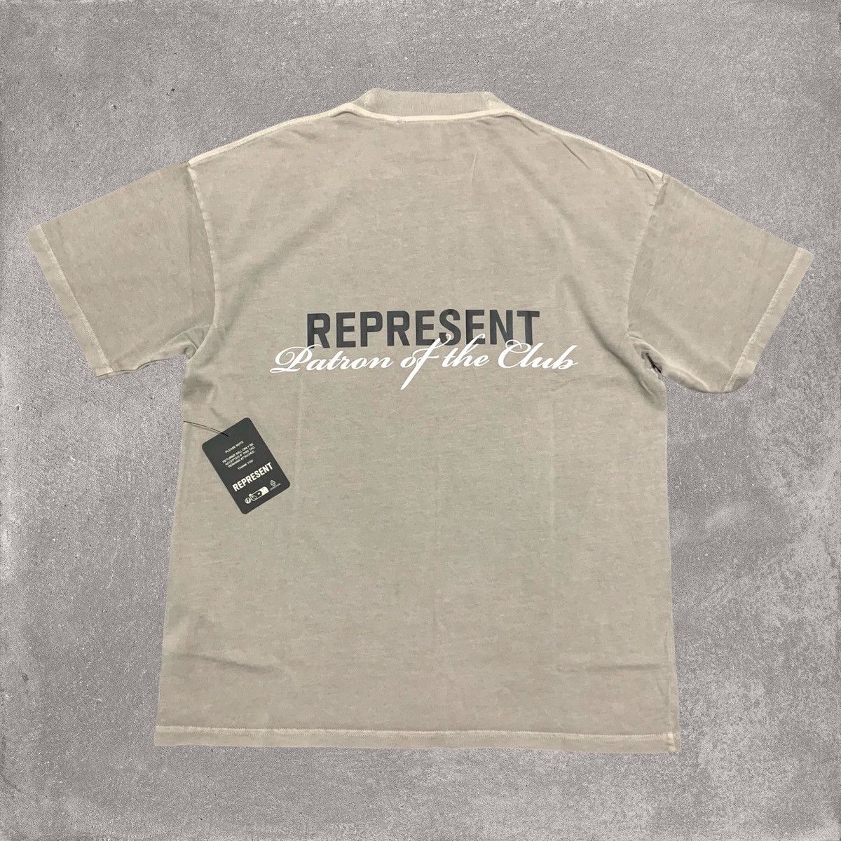 Represent Clo. Represent XS Patron Of The Club Mudstone Tee Size US XS / EU 42 / 0 - 1 Thumbnail