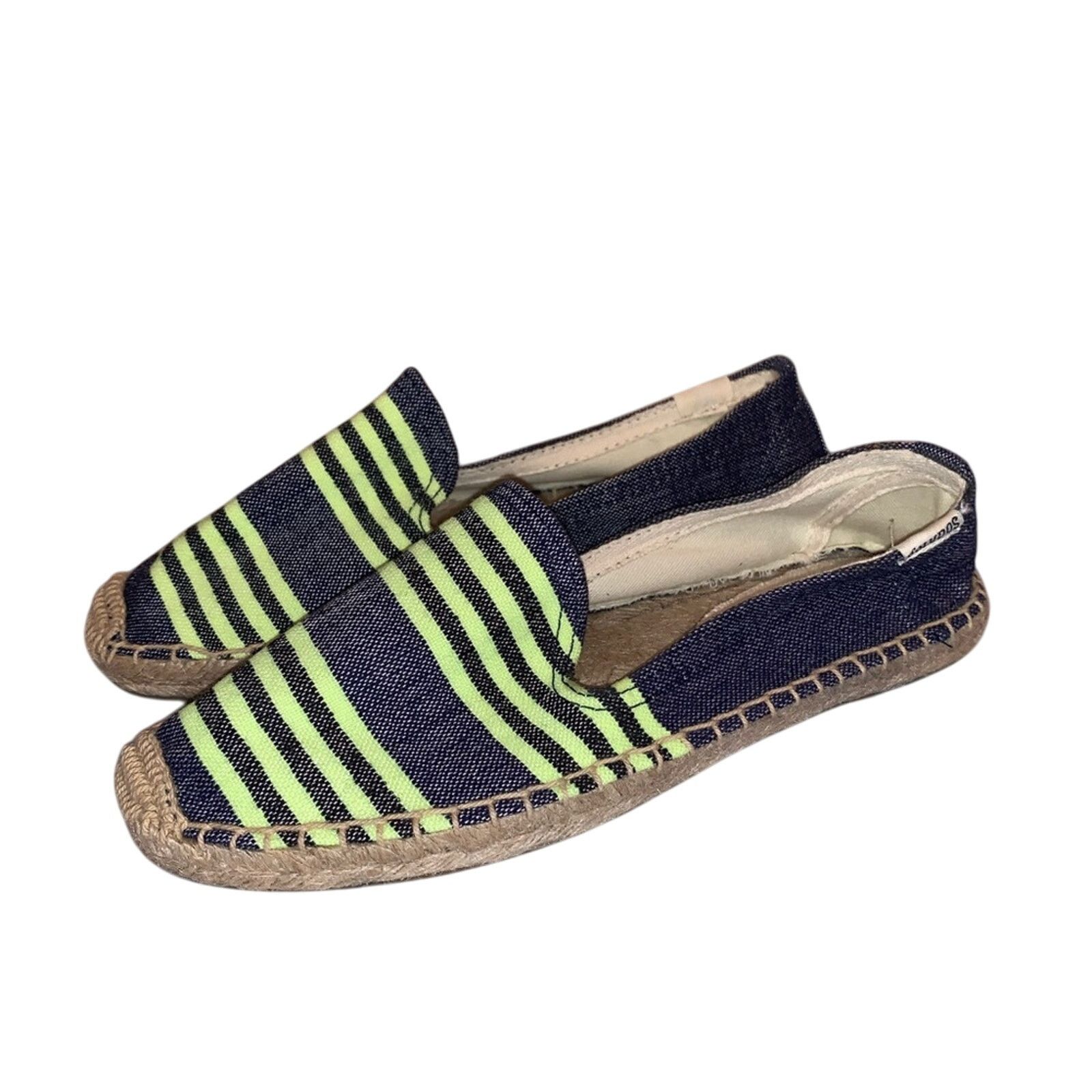 Soludos NWT Soludos x Lemlem Denim Striped Espadrilles Size US 5 / IT 35 - 3 Thumbnail