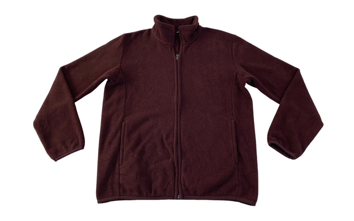 Vintage Japanese Brand Fleece Jacket Zip Up Double Pocket Size US L / EU 52-54 / 3 - 1 Thumbnail