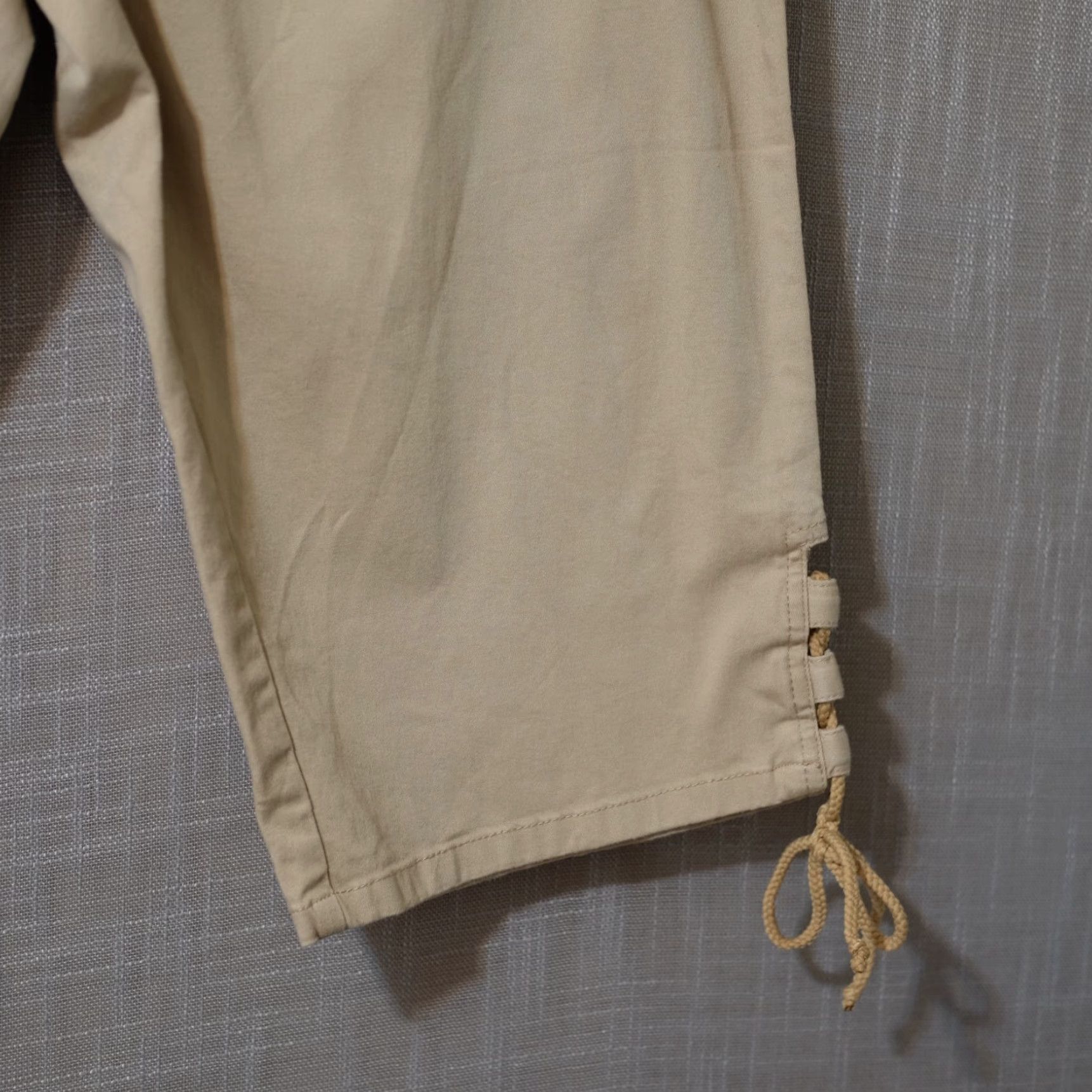 Vintage EUC Roamans Capri Pants Pull On Cotton/Spandex Tan Women's 20W #H51-58 Size 42" / US 20 - 4 Thumbnail