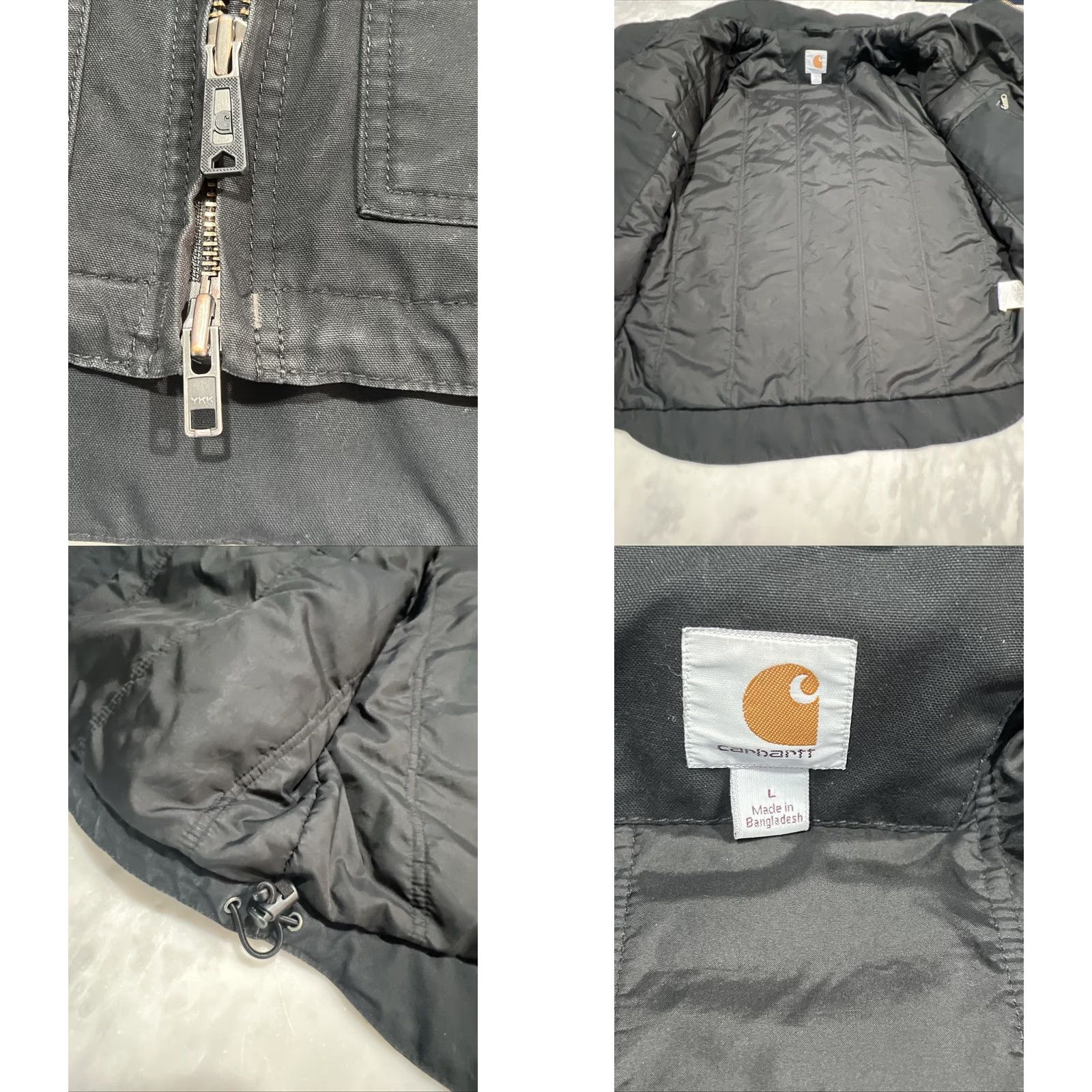 Carhartt Carhartt Jacket Men L Black Quick Duck Thinsulate Insulation Full Zip Jefferson Jacket Size US L / EU 52-54 / 3 - 10 Thumbnail