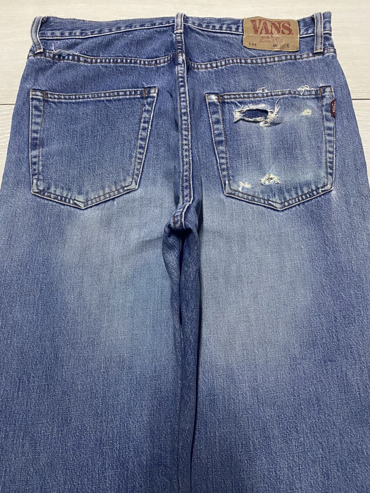Bape × Vans Vans Denim Baggy Jeans Size US 32 / EU 48 - 4 Thumbnail