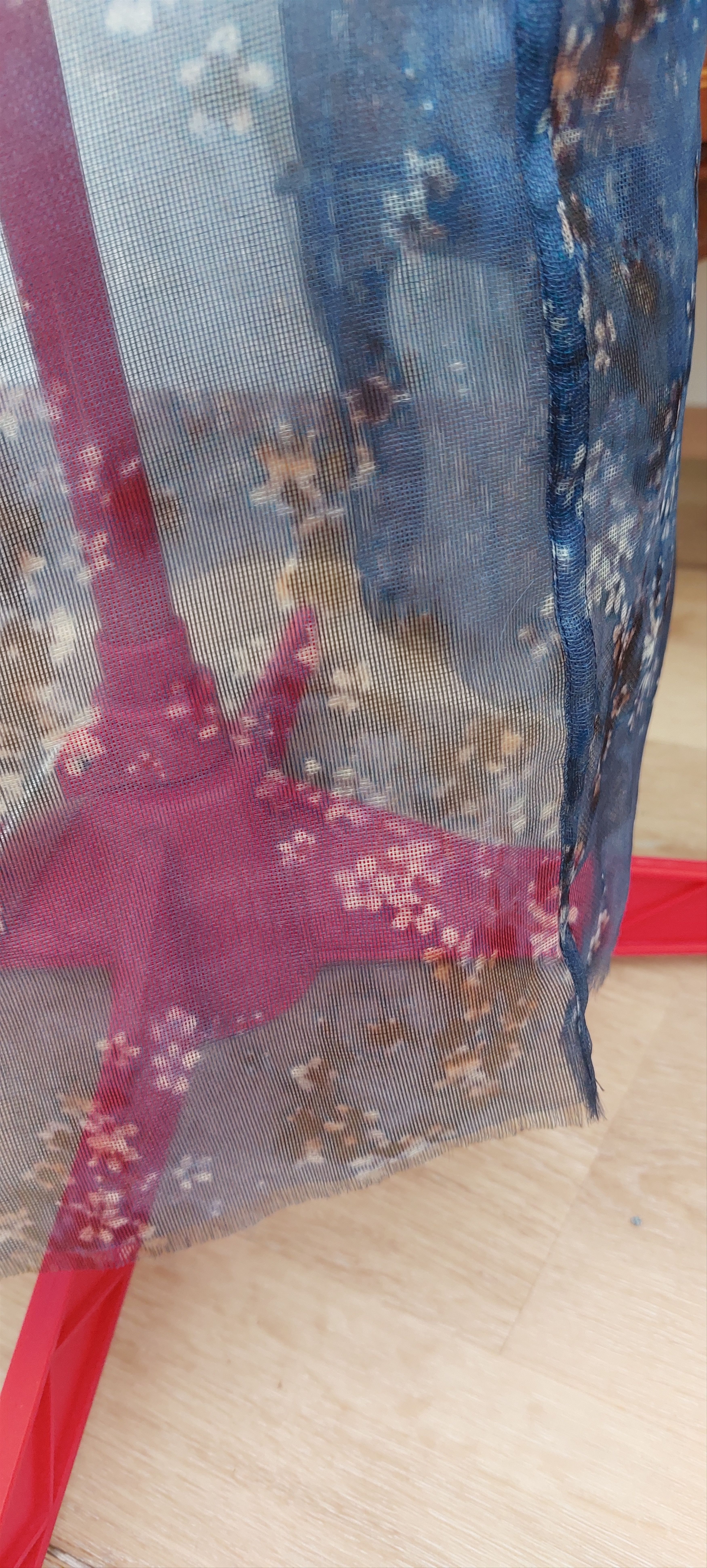 Handmade Sheer Silk Organza Avantgarde Skirt S M Size 30" / US 8 / IT 44 - 5 Thumbnail