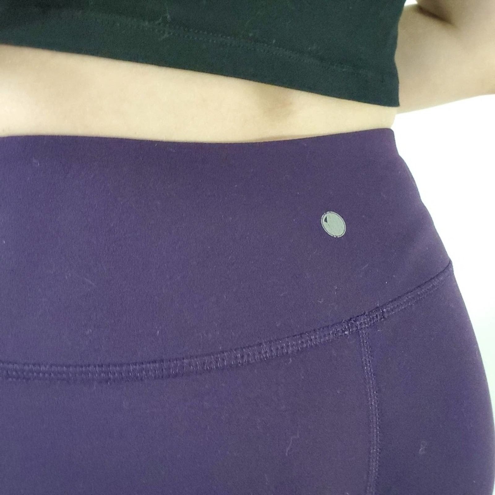 Designer Purple Yogalicious Legging Tights Yoga Pants - S Size 26" / US 2 / IT 38 - 7 Thumbnail