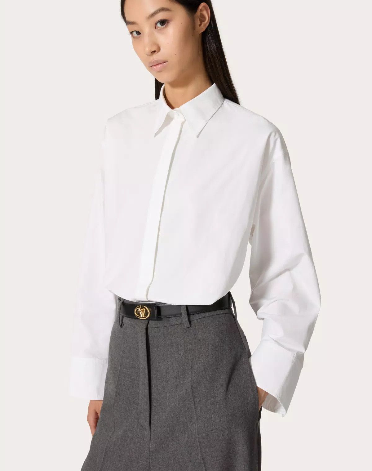 Valentino o1s1wg110426 Size: L / The Bold Edition Calfskin Belt 30mm Size ONE SIZE - 5 Thumbnail