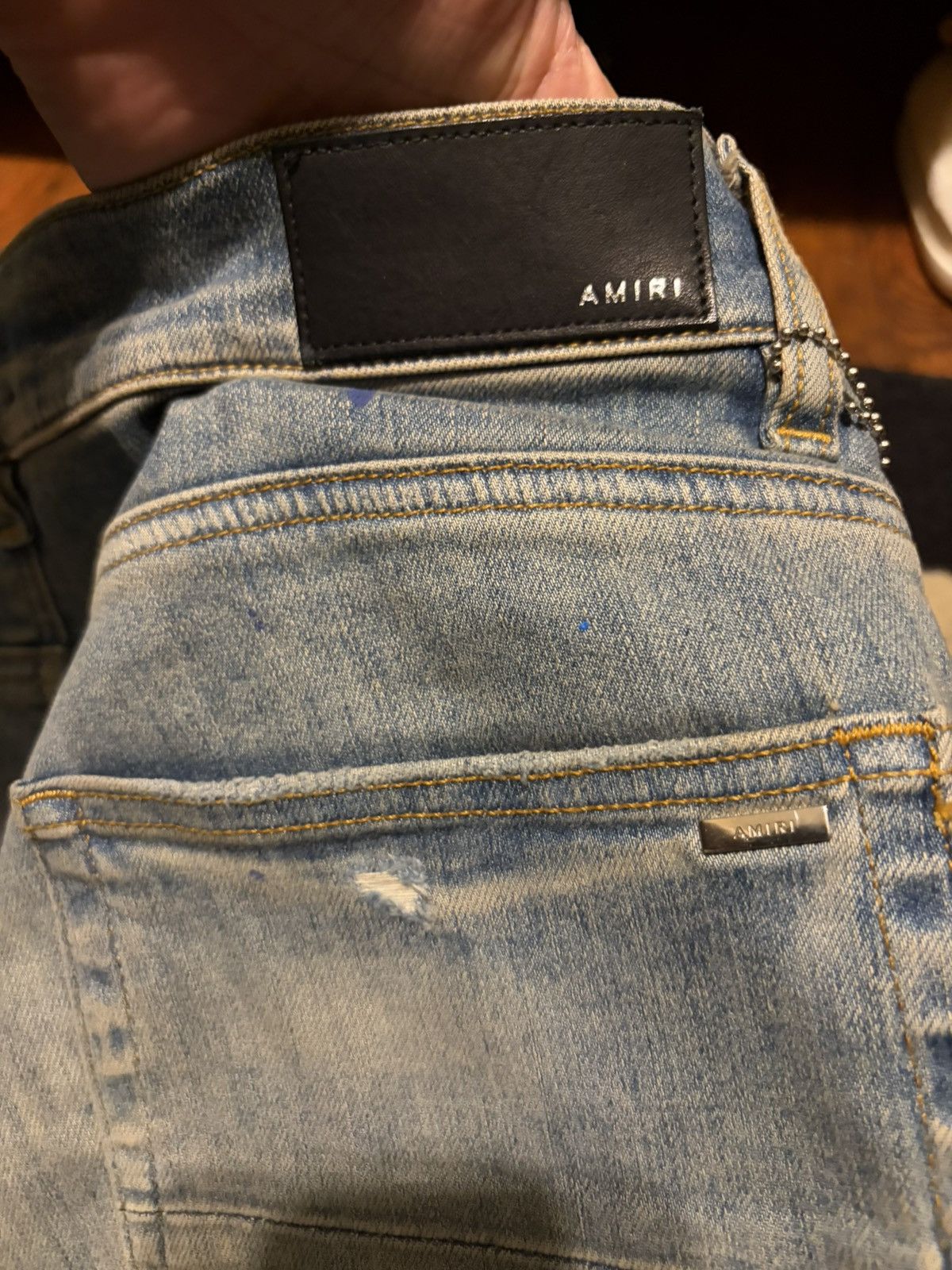 Amiri Amiri Crystal Paiter Jeans Clay Indigo Size US 34 / EU 50 - 4 Thumbnail