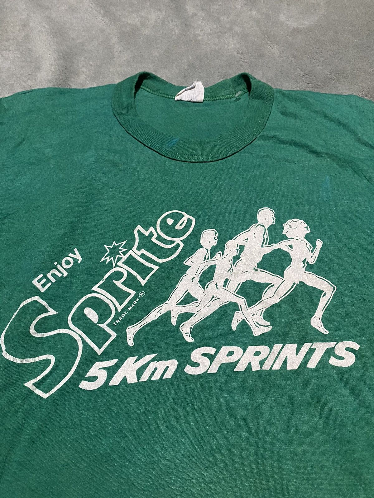 Signal Sport Vintage 70s Sprite “5Km Sprints” Runner Tee Signal Tag Size US M / EU 48-50 / 2 - 2 Thumbnail