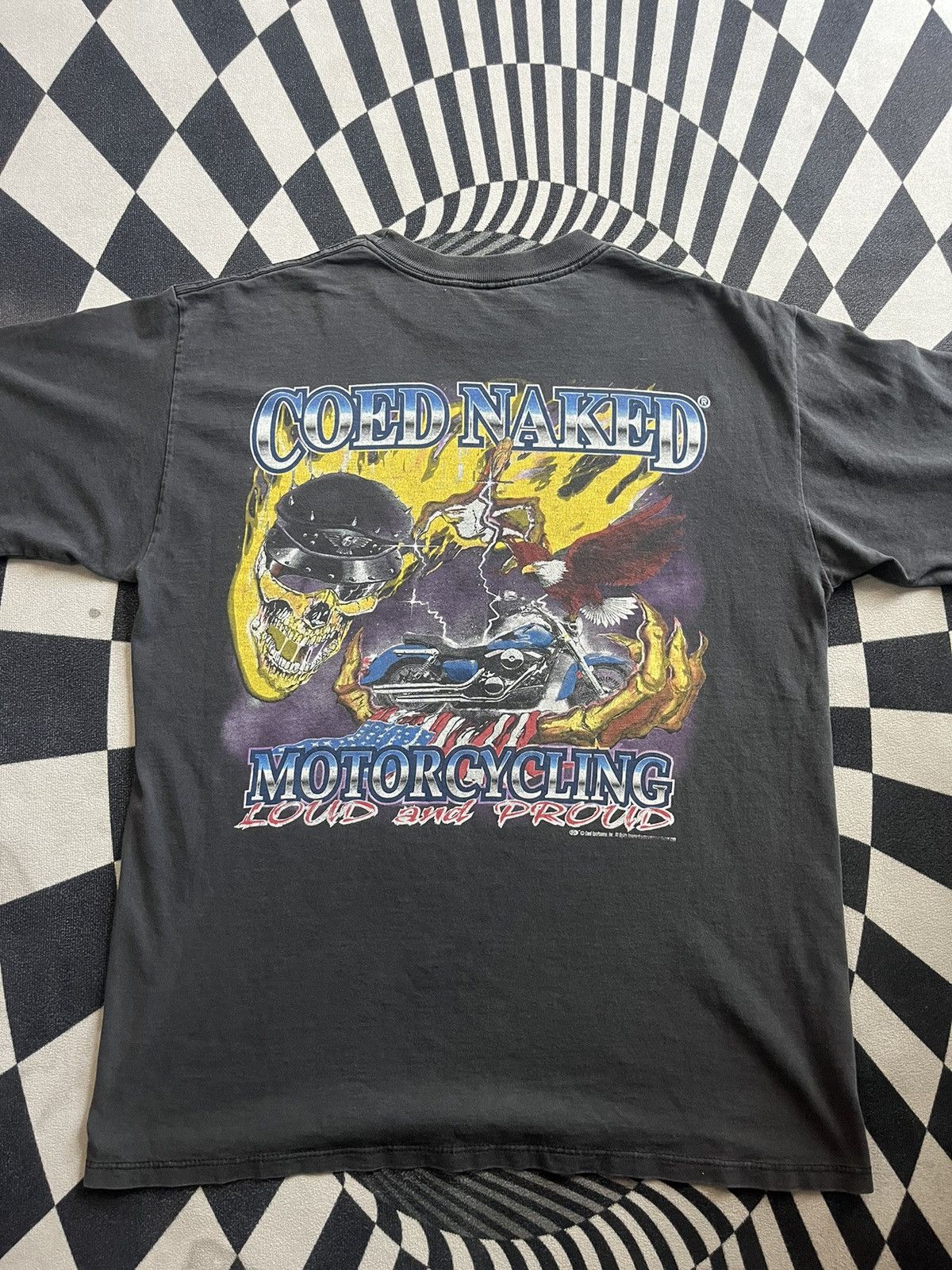 Vintage Vintage COED NAKED Motorcycling Loud and Proud 90’s Tshirt Size US L / EU 52-54 / 3 - 5 Thumbnail