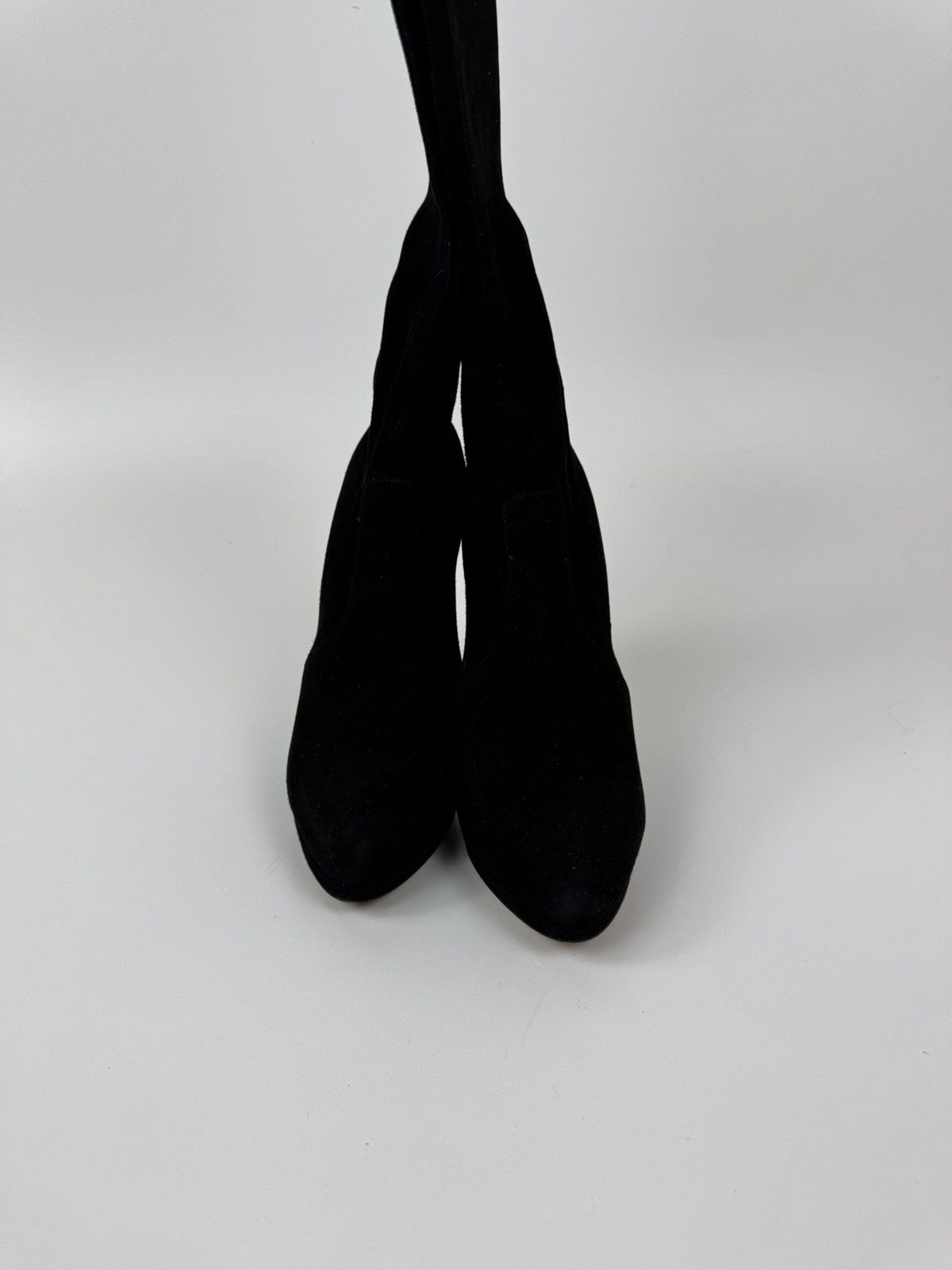 Casadei × Casedei CASADEI Suede Over The Knee Boots Stiletto Heels Avant Garde Size US 10 / IT 40 - 10 Thumbnail