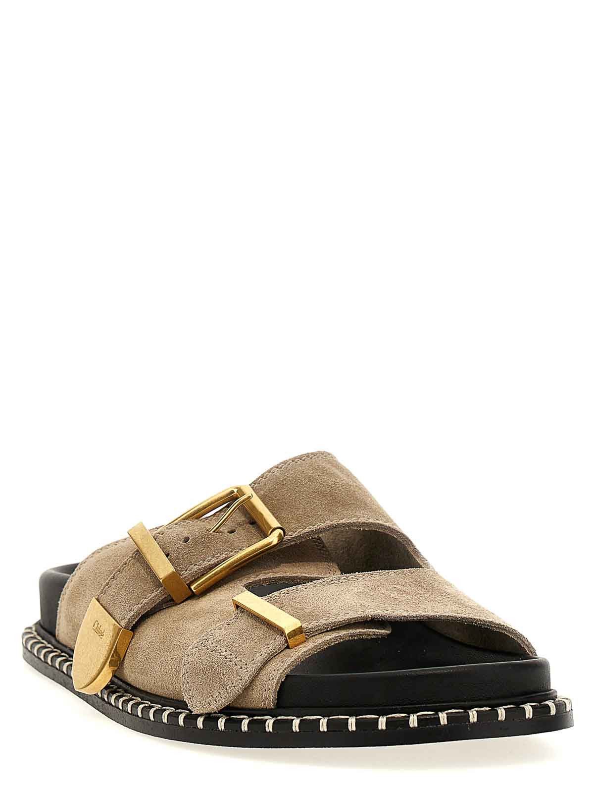 Chloe o1loc1c0425 Rebecca Slides in Dark Beige Size US 11 / IT 41 - 2 Thumbnail