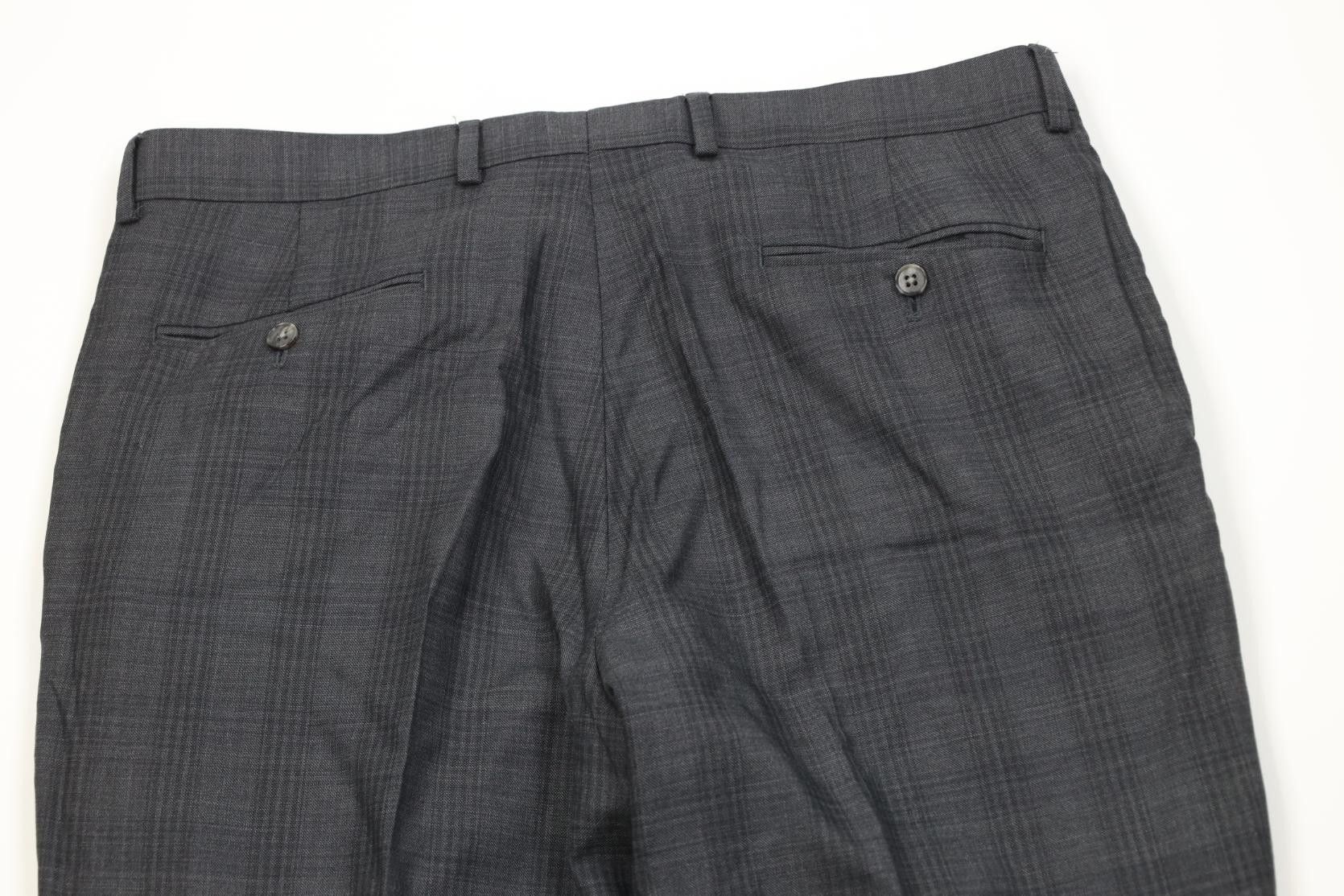 Vintage Vintage 90s Y2K Streetwear Chino Pants Trousers Gray Plaid Size US 36 / EU 52 - 11 Thumbnail