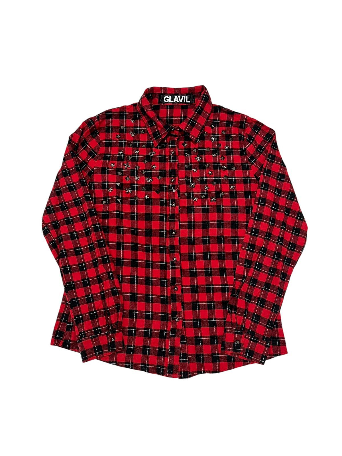 Japanese Brand GLAVIL Studded flanel punk Size S / US 4 / IT 40 - 1 Thumbnail