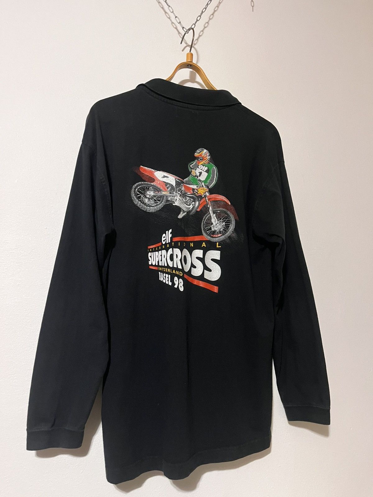 Vintage Elf Supercross Basel 1998 Size US L / EU 52-54 / 3 - 1 Thumbnail
