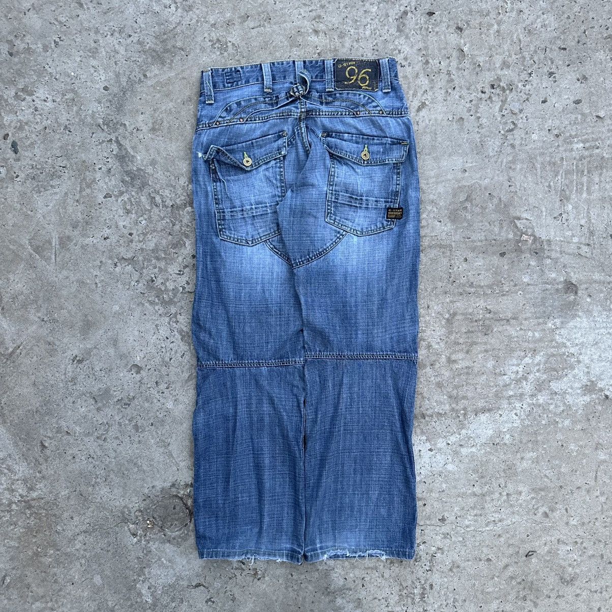 G-Star VTG Japanese G-Star Raw Jeans Double Knee W32xL34 Crazy Fit Size US 32 / EU 48 - 4 Thumbnail