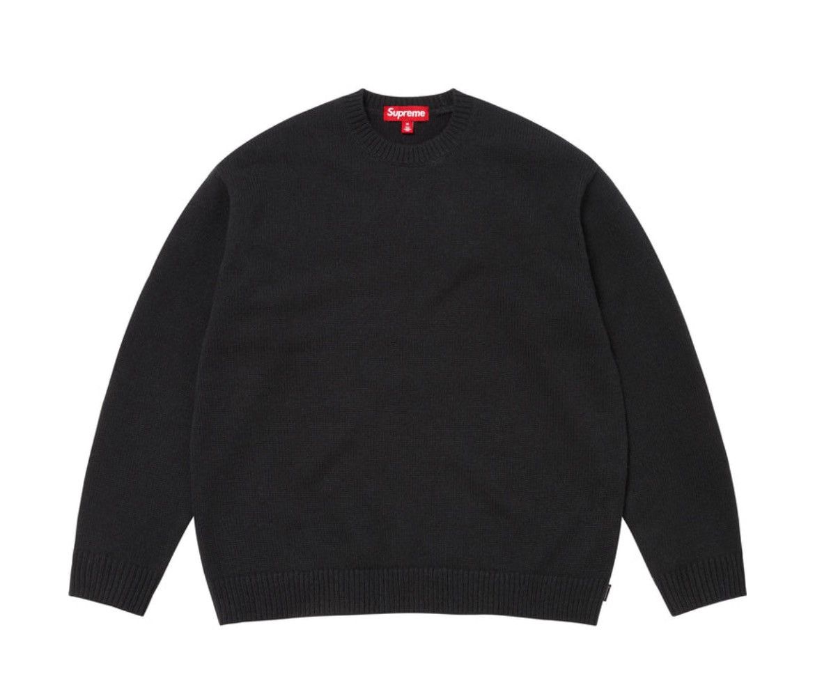 Supreme Supreme Angora Script Sweater Black FW25 Size US L / EU 52-54 / 3 - 2 Thumbnail
