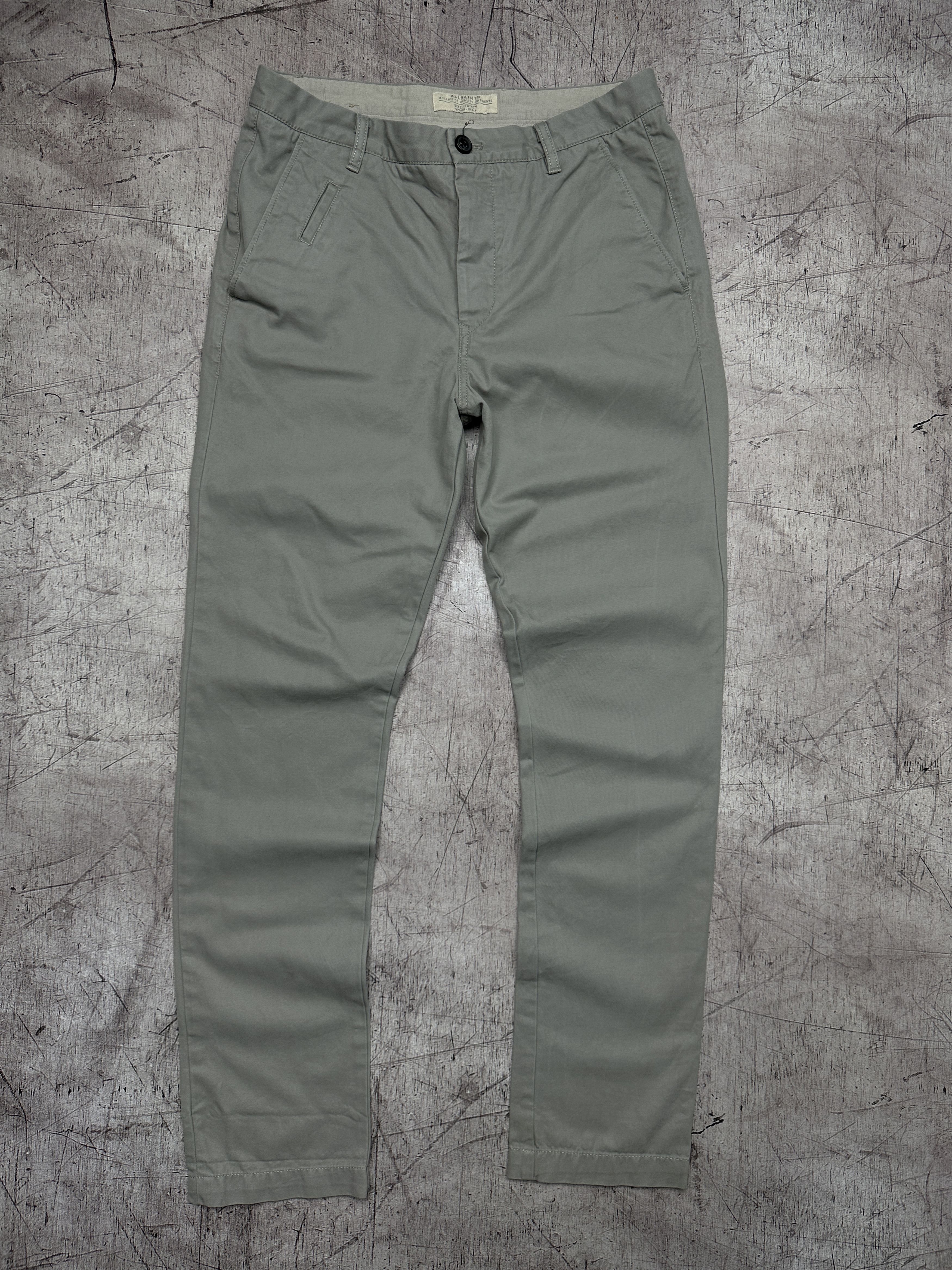 Allsaints Allsaints Vintage Mens Charge Chino Pants Size US 30 / EU 46 - 1 Thumbnail