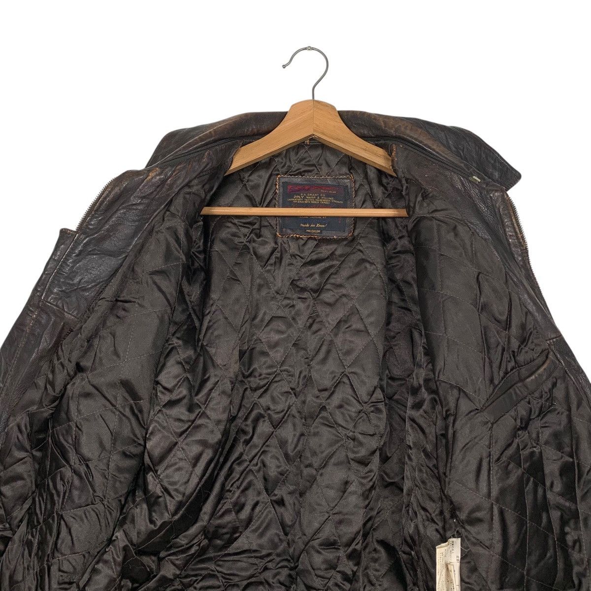 Japanese Brand D Homme A Homme Military Flight Leather Jacket Size US M / EU 48-50 / 2 - 12 Thumbnail