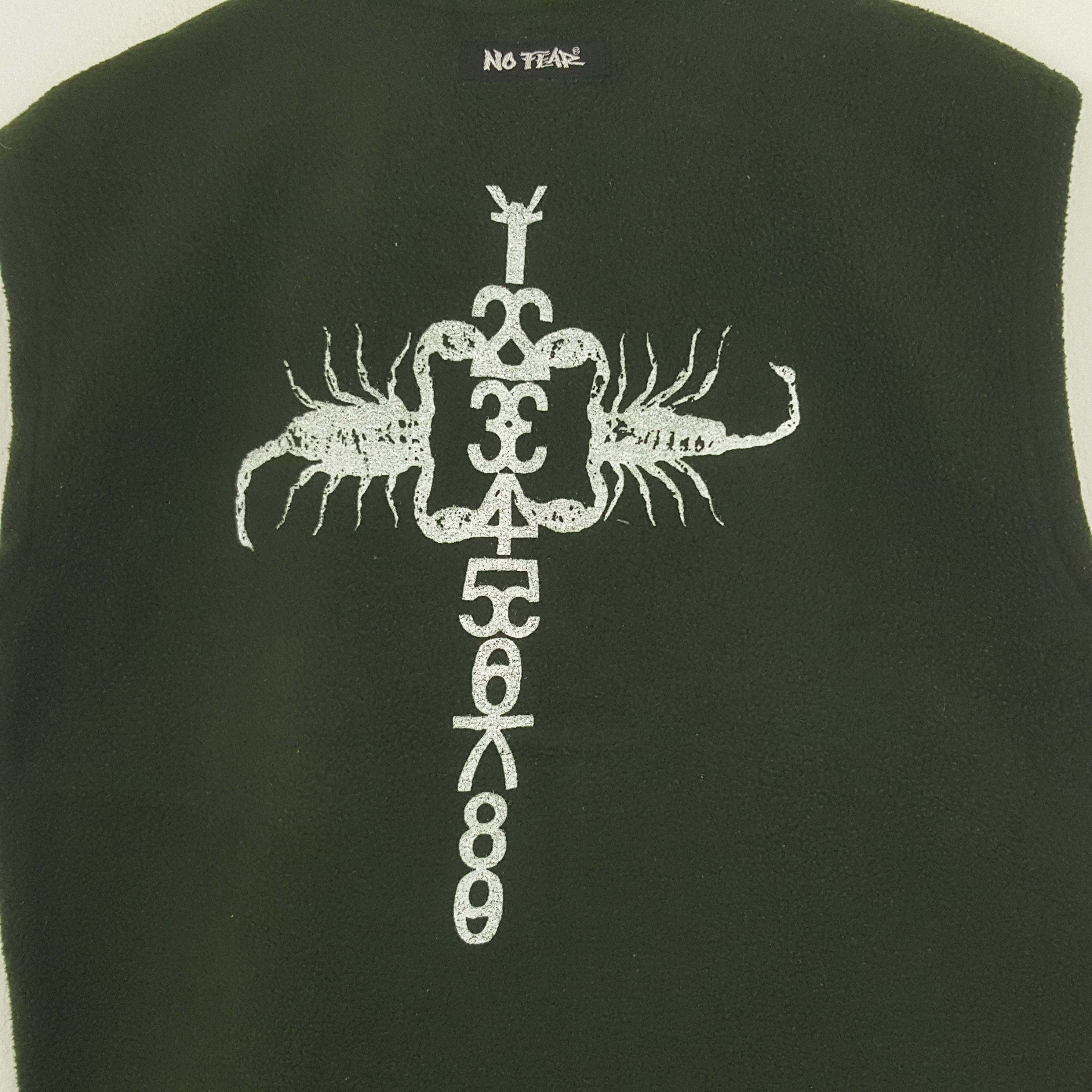 No Fear × Vintage Vintage No Fear Fleece Custom Scorpion Vest Size US L / EU 52-54 / 3 - 2 Thumbnail