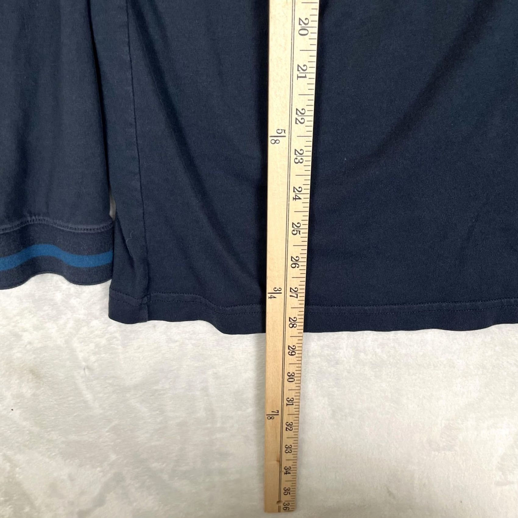 Psycho Bunny Psycho Bunny Long Sleeve T-Shirt Mens 7 Blue Cotton Graphic Logo Crew Neck Size US M / EU 48-50 / 2 - 4 Thumbnail